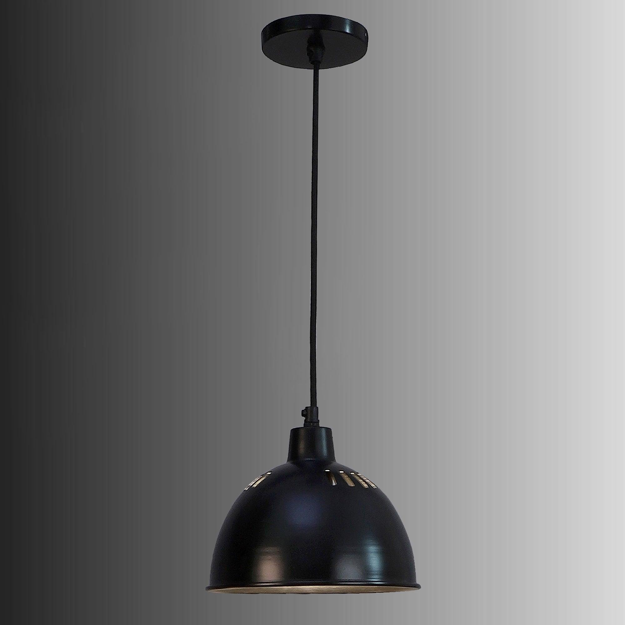 All Black Metal Hanging Light by SS Lightings - Ouch Cart 