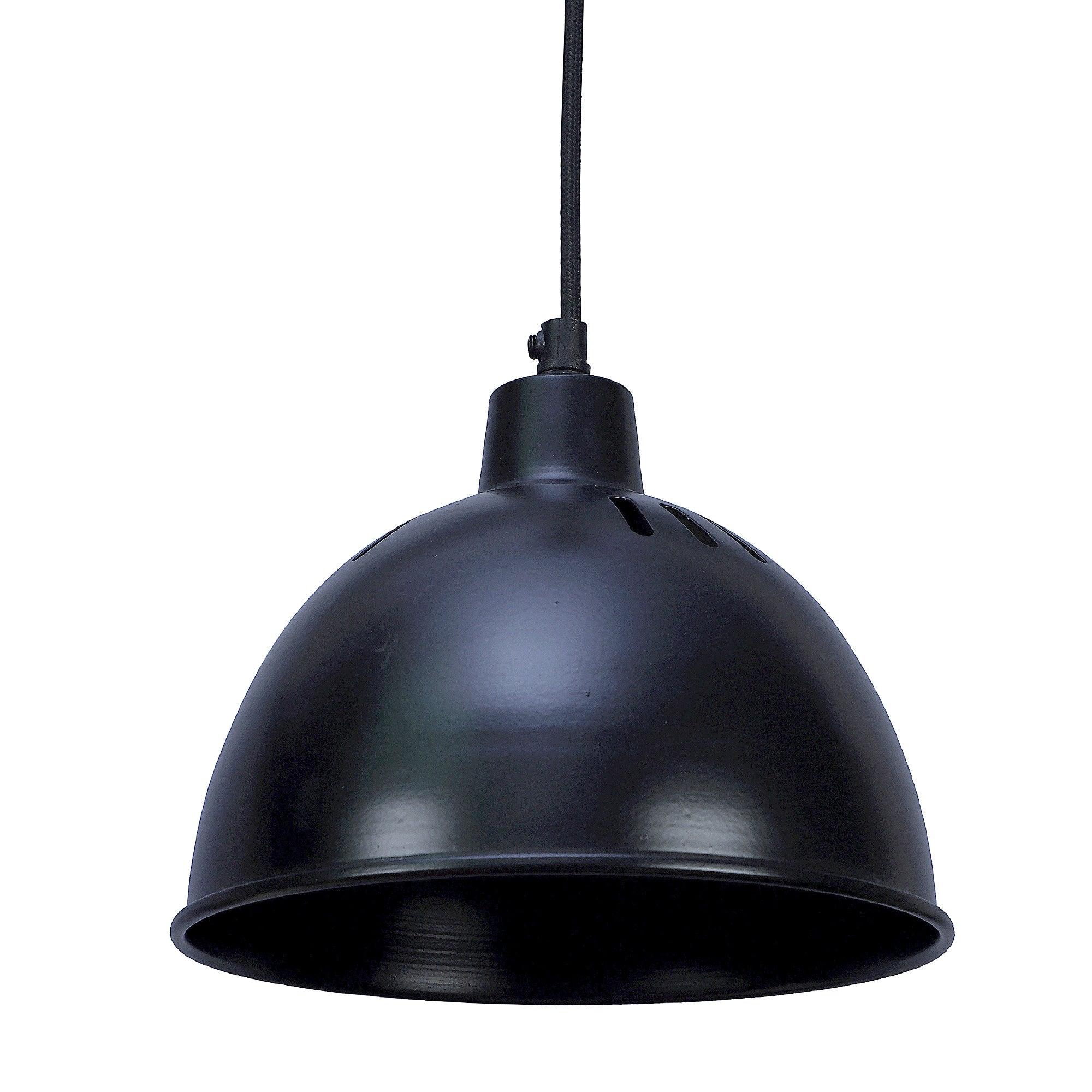 All Black Metal Hanging Light by SS Lightings - Ouch Cart 