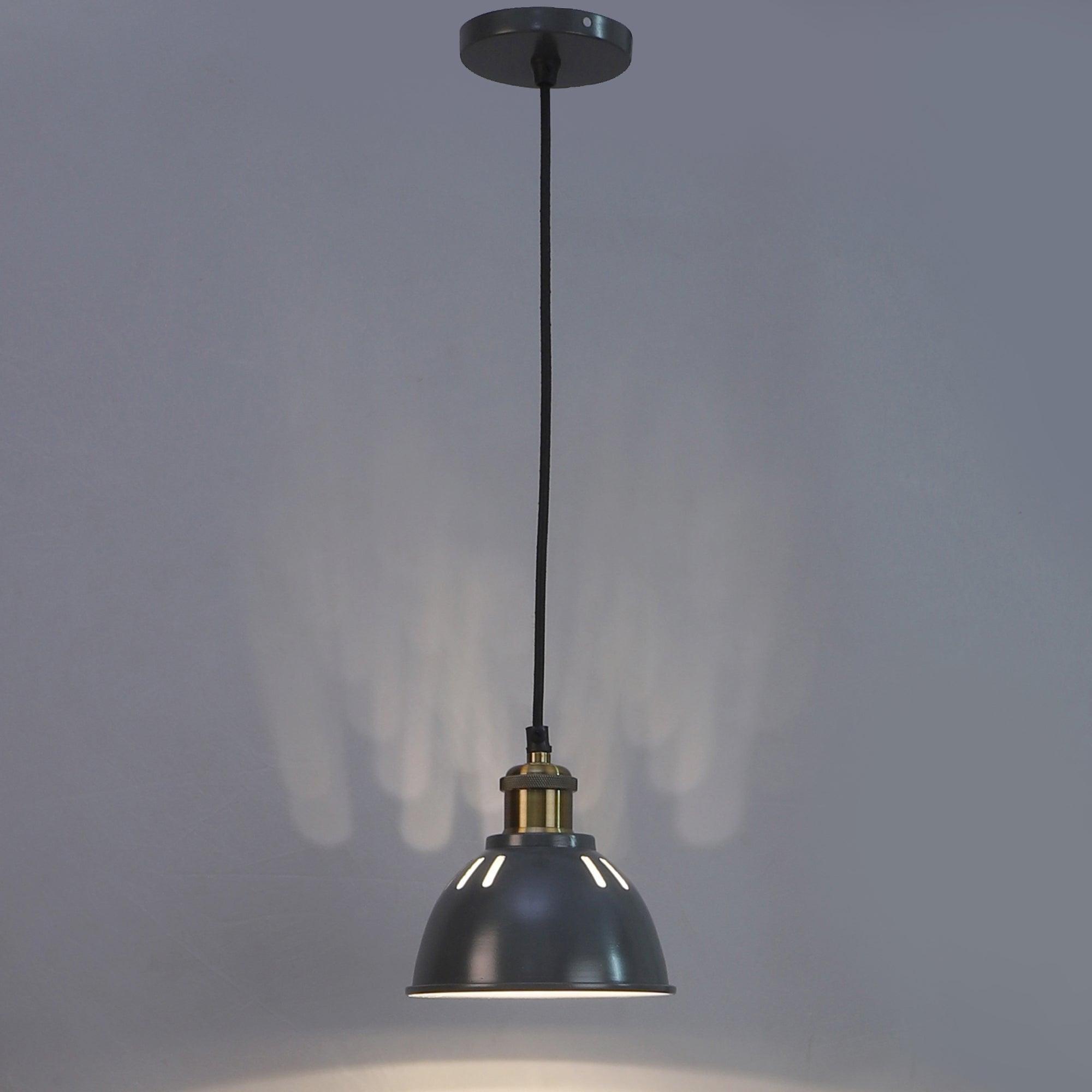 Darnar Grey Metal Hanging Light by SS Lightings - Ouch Cart 