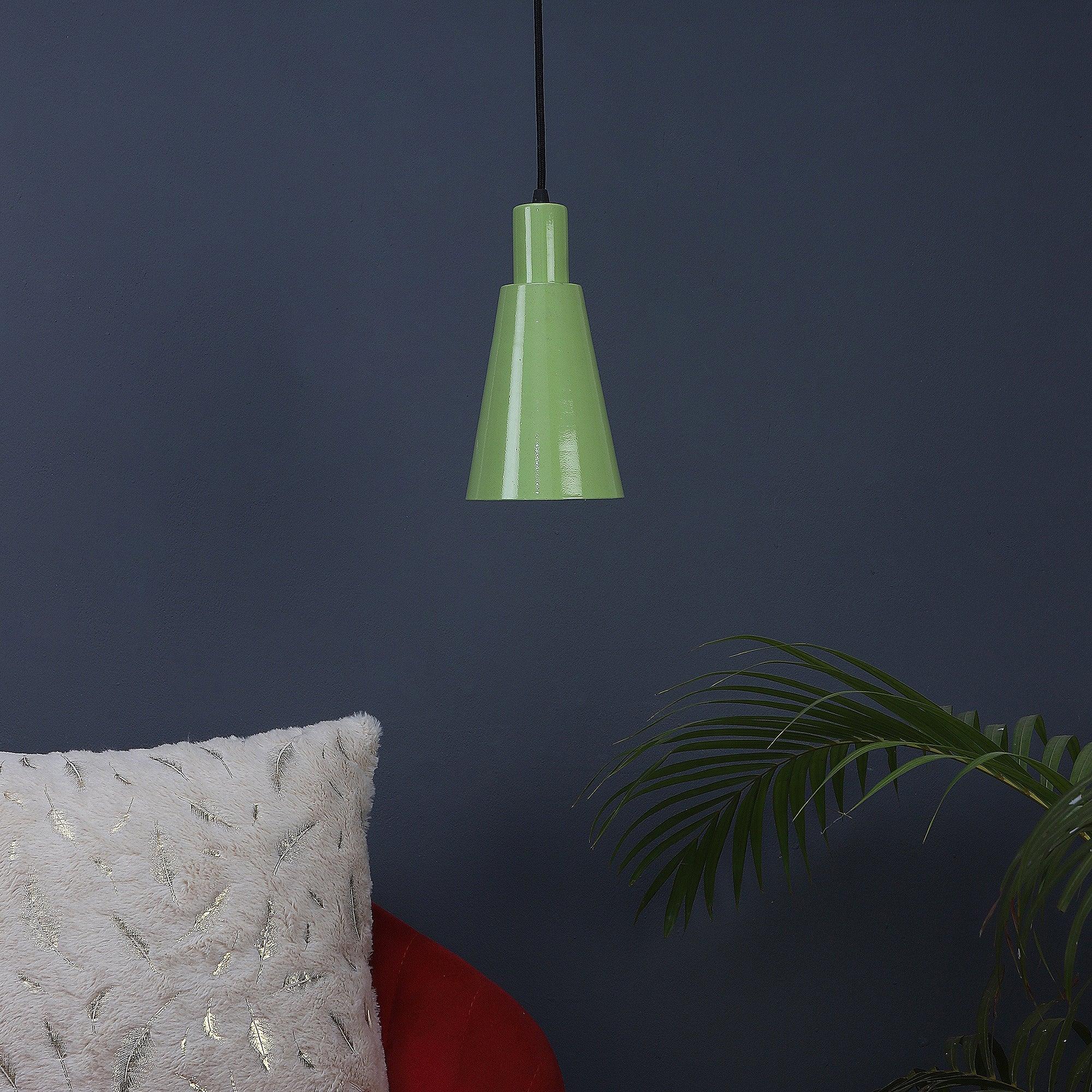 Bristol Green Metal Hanging Light by SS Lightings - Ouch Cart 