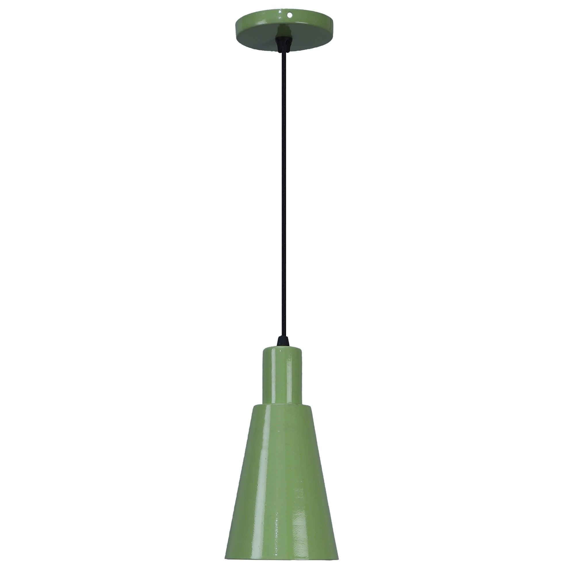 Bristol Green Metal Hanging Light by SS Lightings - Ouch Cart 