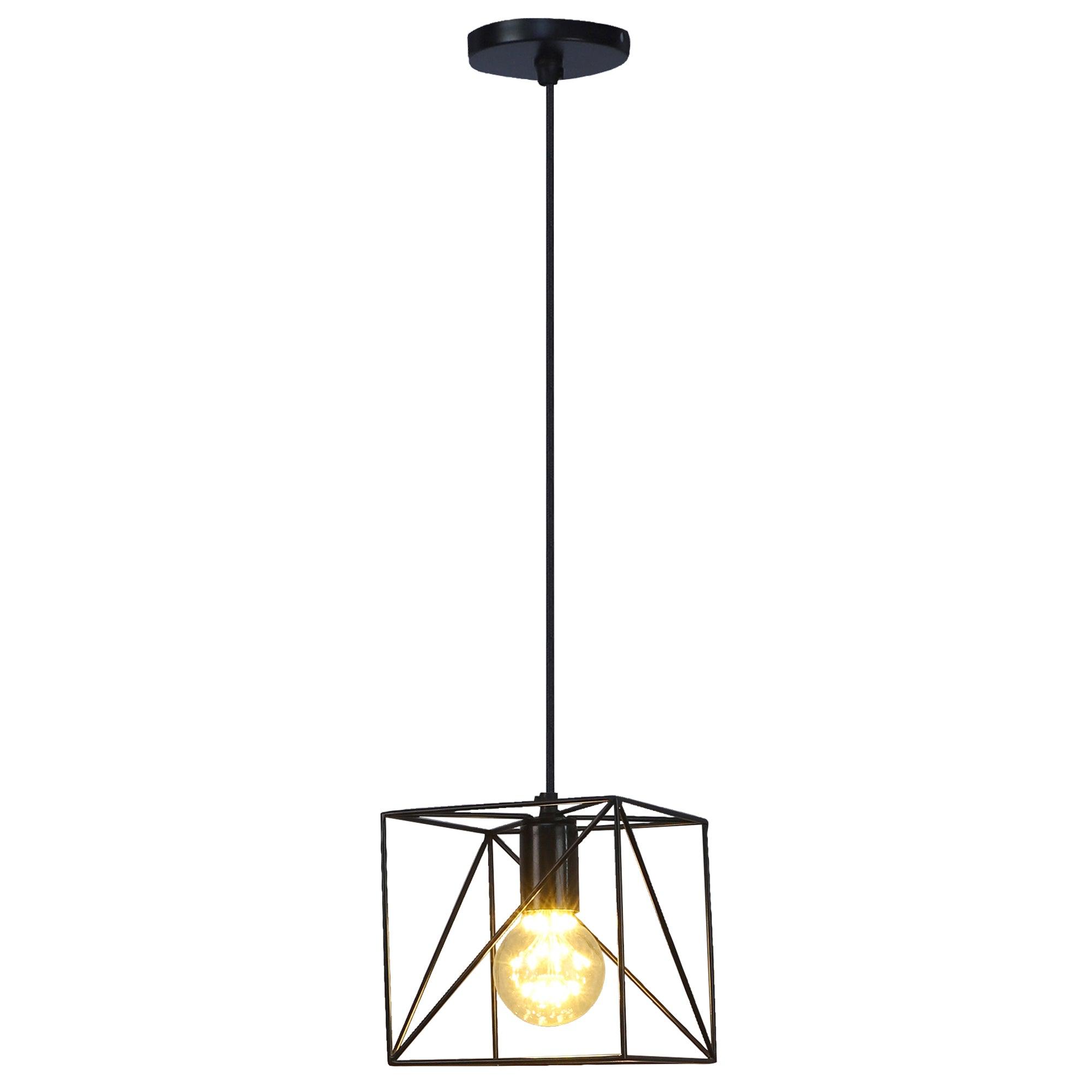 Nordic Black Vintage Metal Single Hanging Light By Ss Lightings - Ouch Cart 