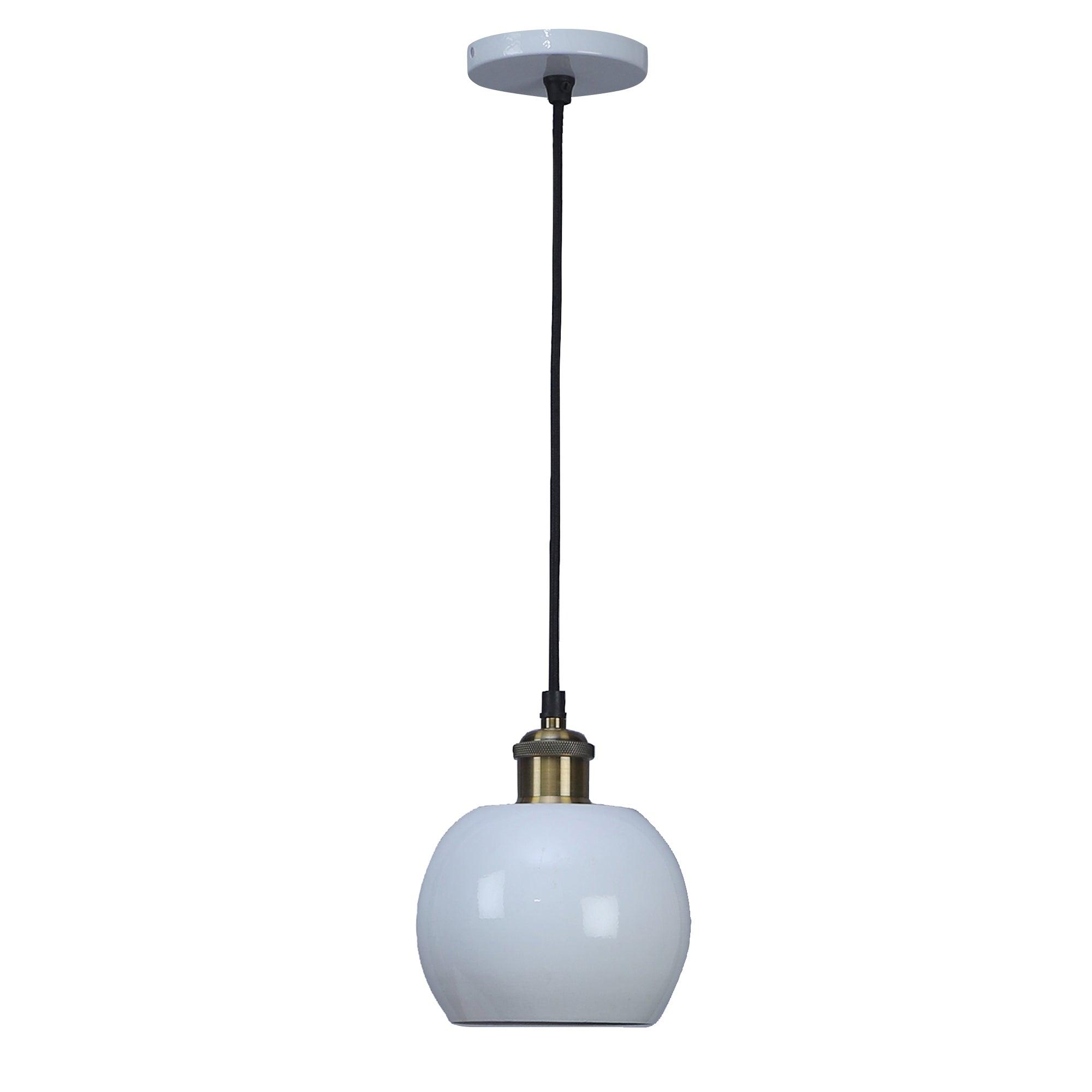 Formul White Metal Hanging Light by SS Lightings - Ouch Cart 