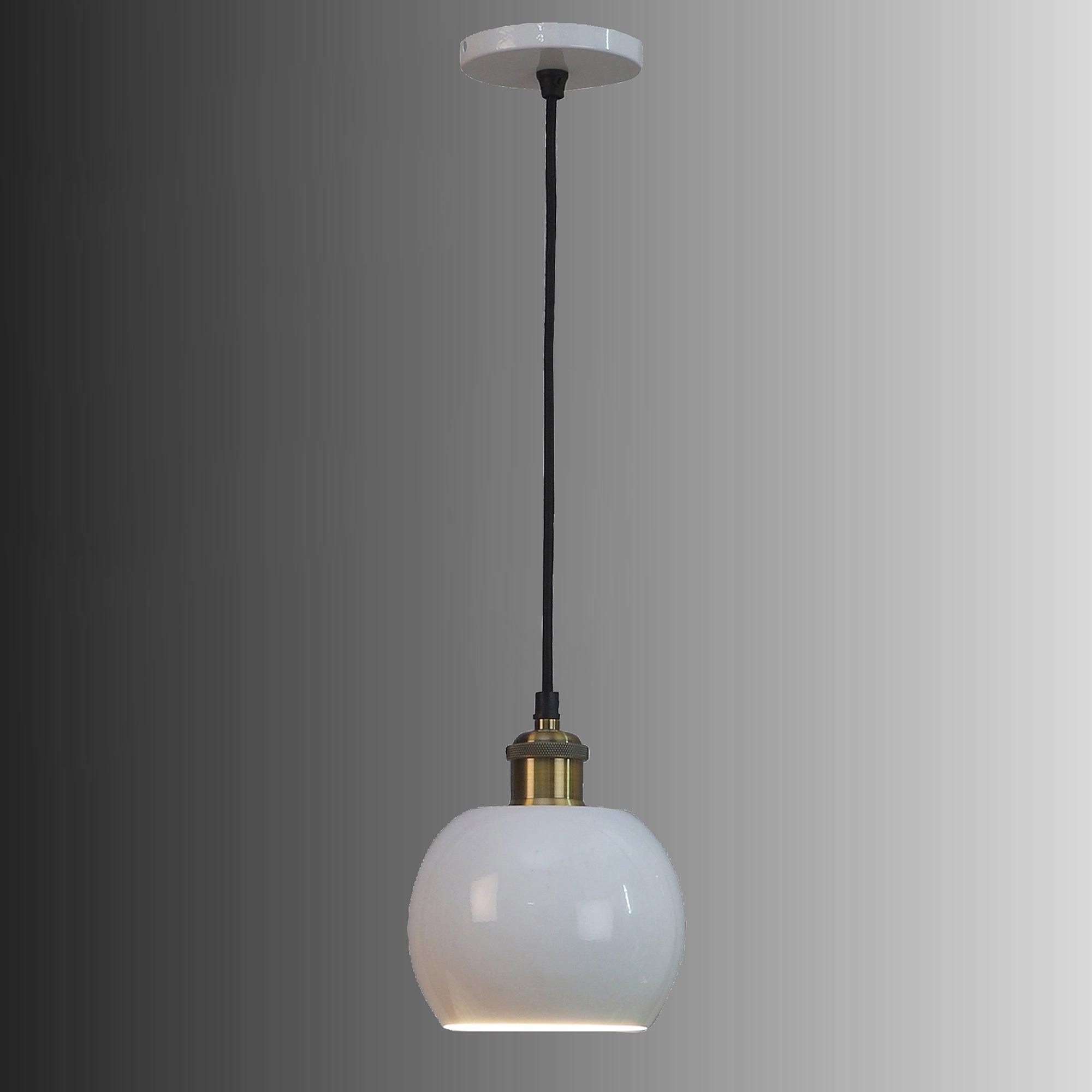 Formul White Metal Hanging Light by SS Lightings - Ouch Cart 