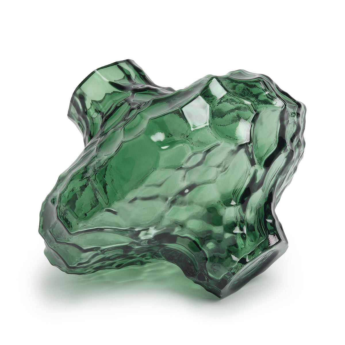 Magma Rise Black Crystal Vase