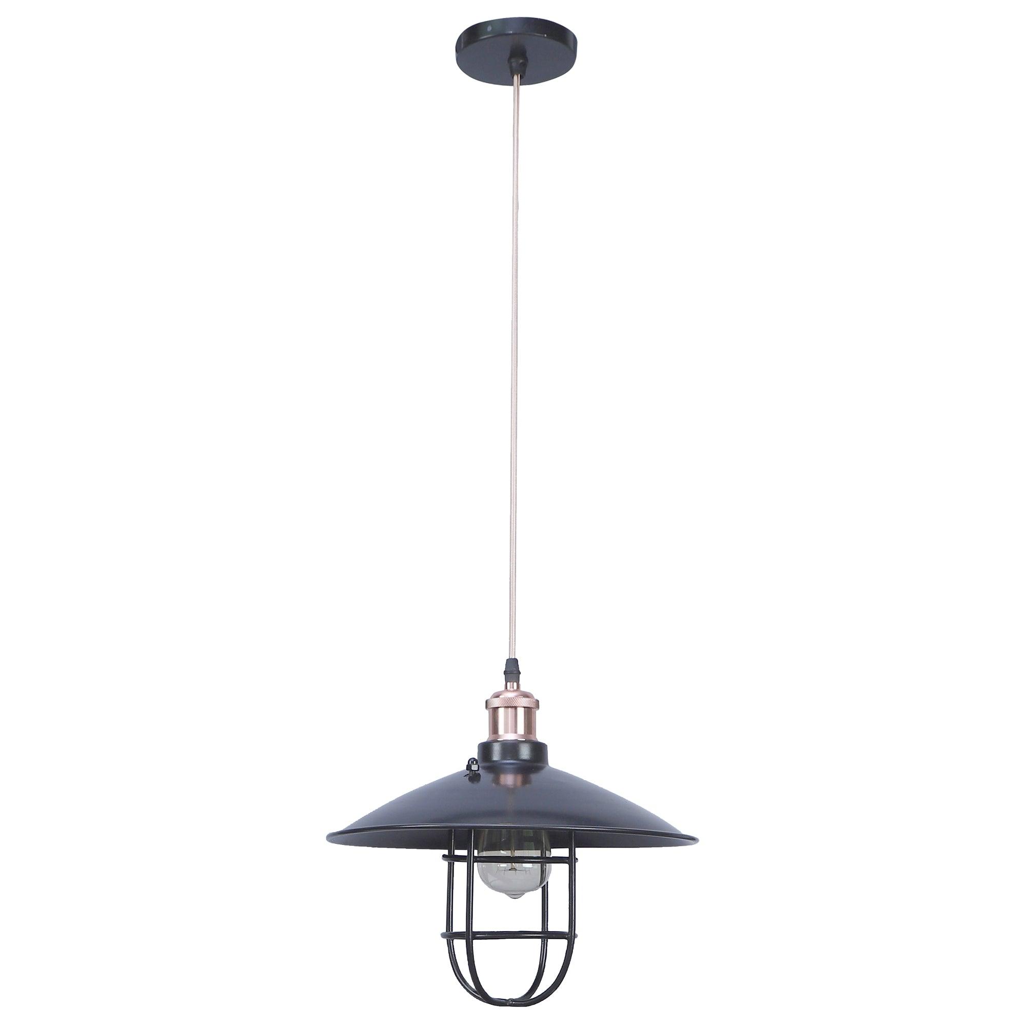 Nora Black Metal Single Hanging Light By Ss Lightings - Ouch Cart 