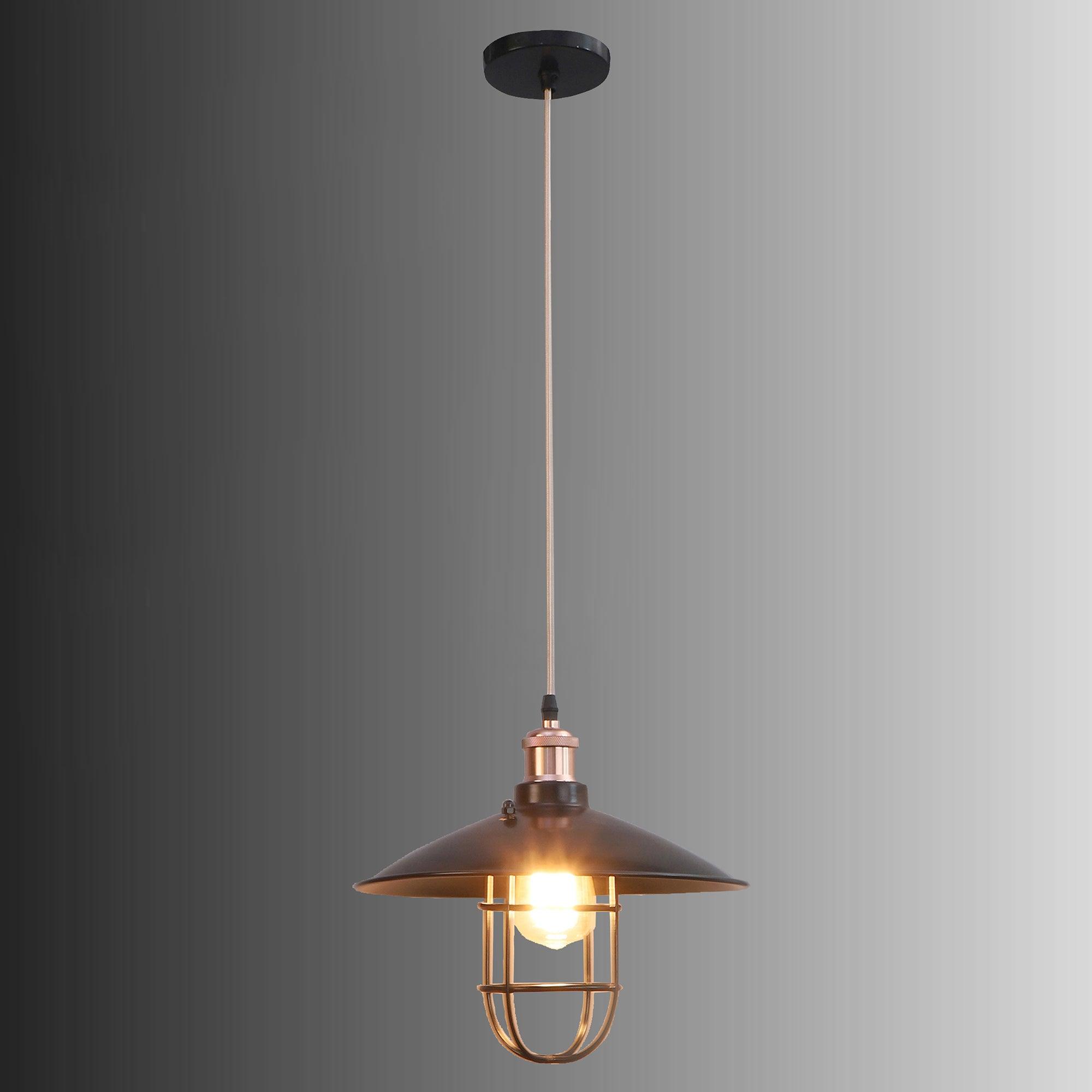 Nora Black Metal Single Hanging Light By Ss Lightings - Ouch Cart 