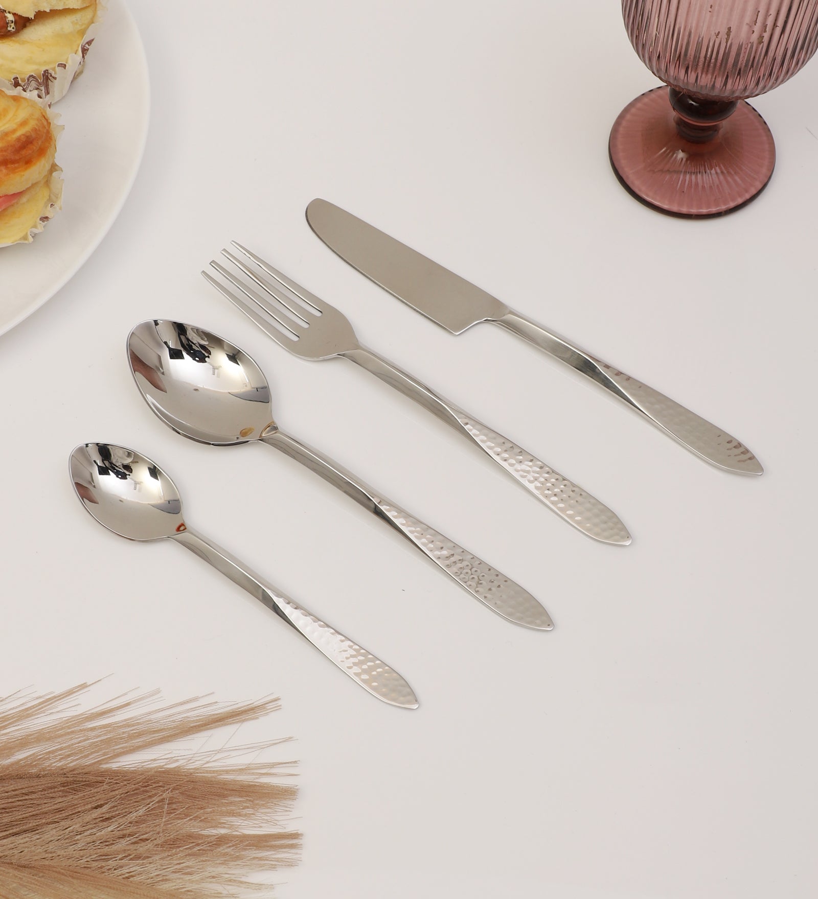 DUNE HAMMERED CUTLERY set - OUCH CART | Kitchen & dining