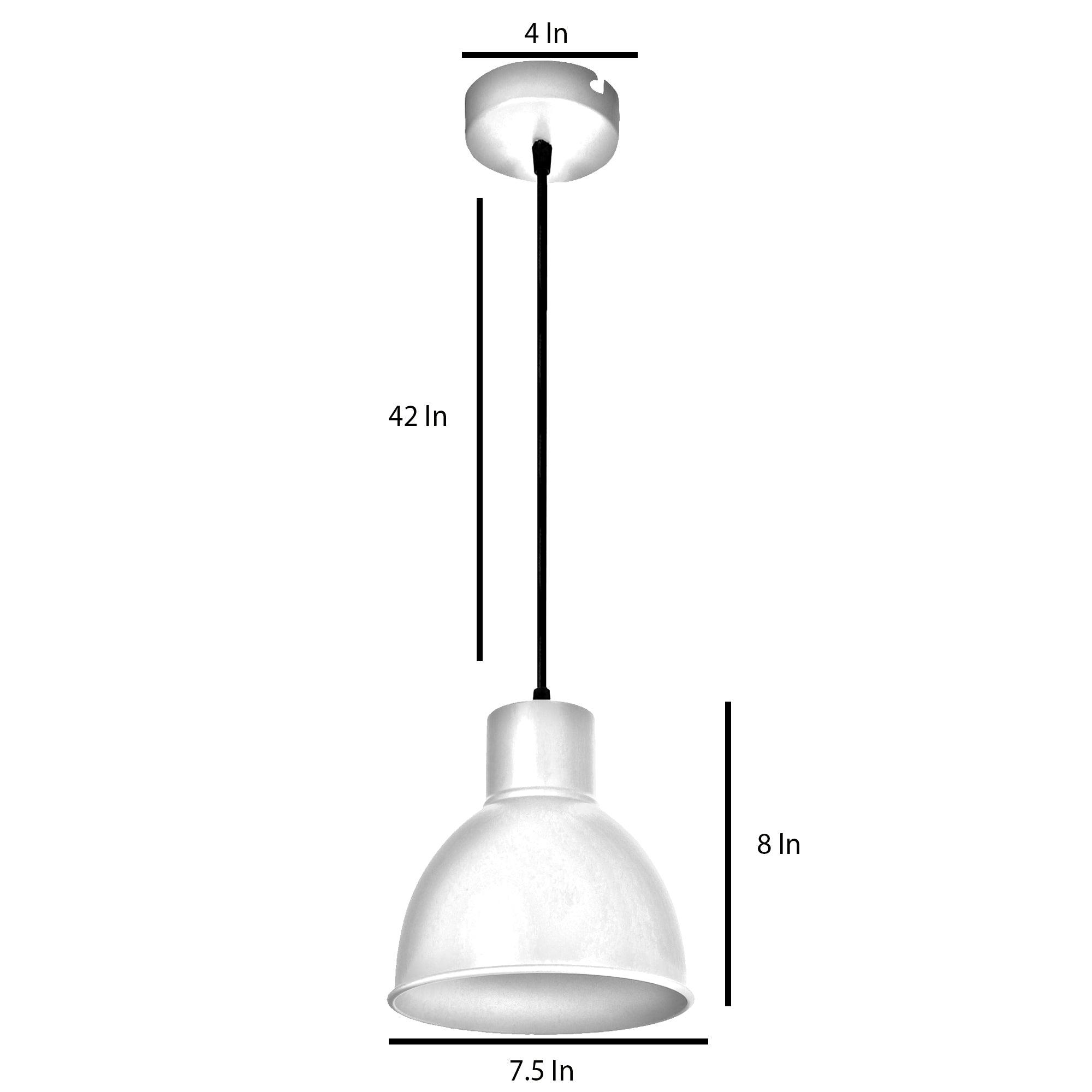 Opi Minimal Pastel Yellow Metal Single Hanging Light by SS Lightings - Ouch Cart 