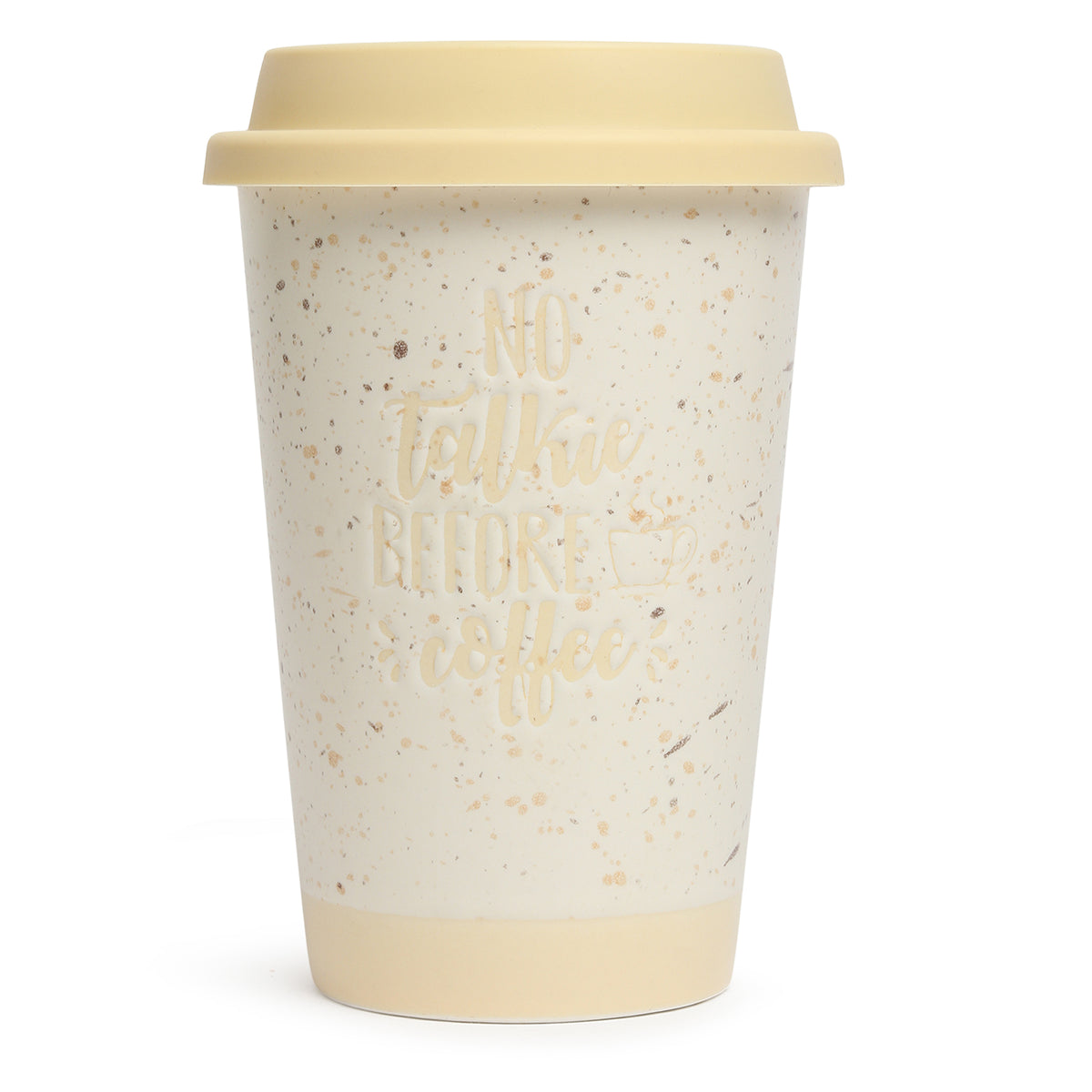 Coffee First Ceramic Mug yellow