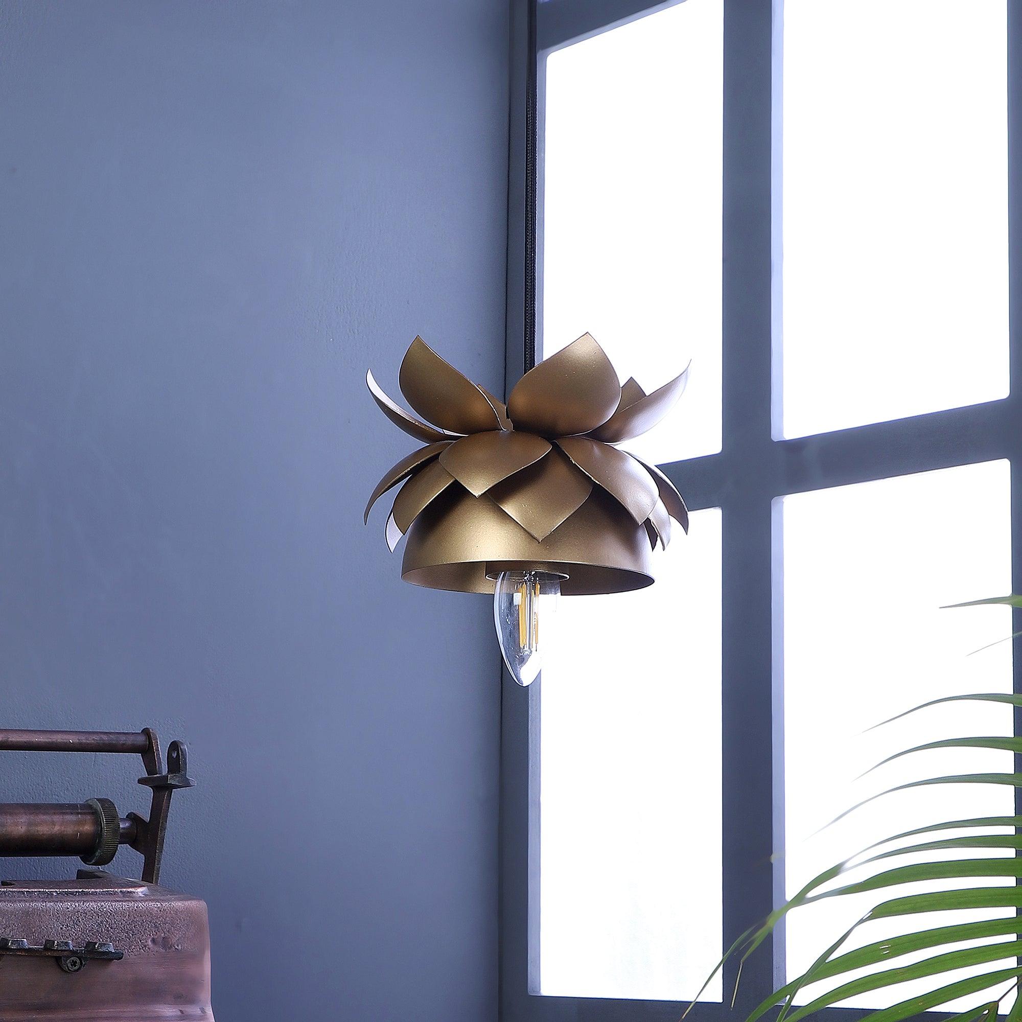 Hang Gold Metal Hanging Light by SS Lightings - Ouch Cart 