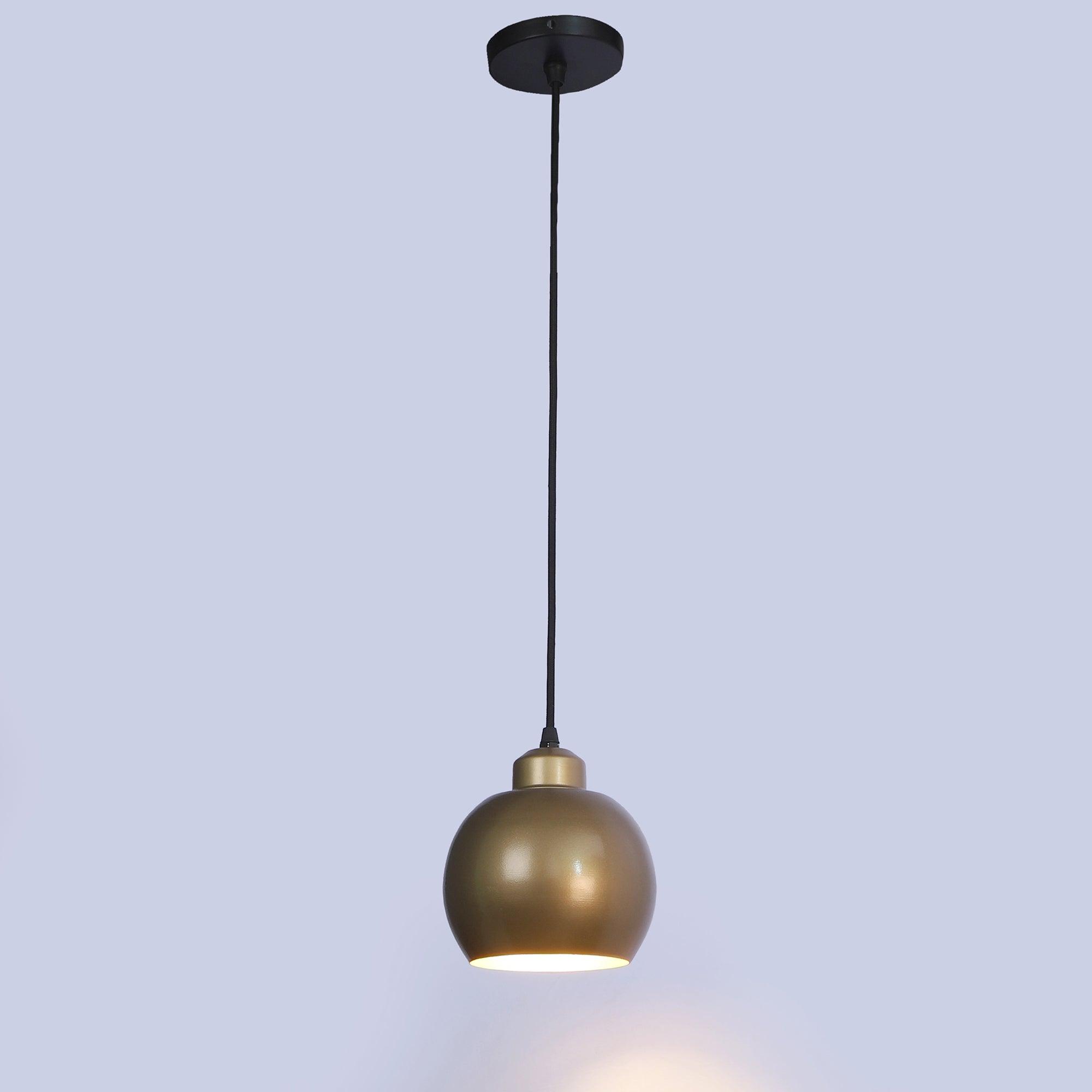 Gold Metal Hanging Light by SS Lightings - Ouch Cart 