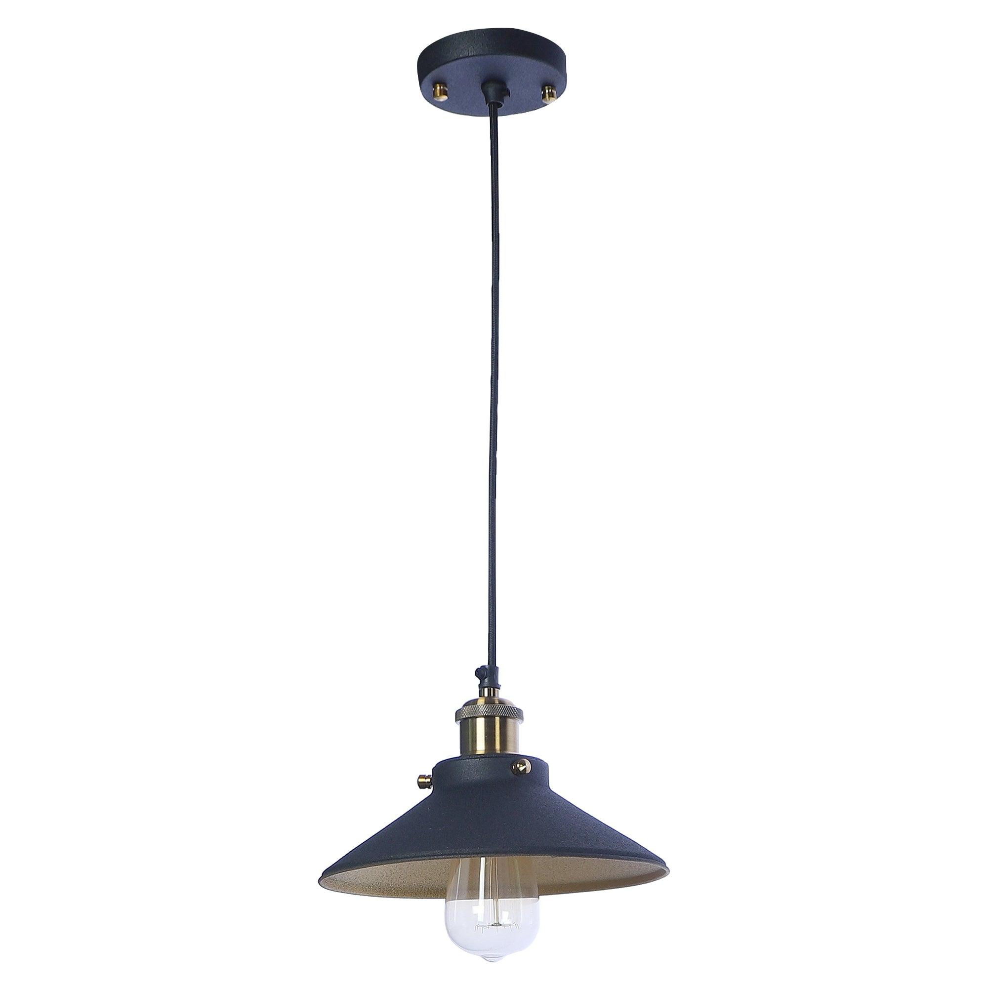 Nora Black Metal Single Hanging Light By Ss Lightings - Ouch Cart 