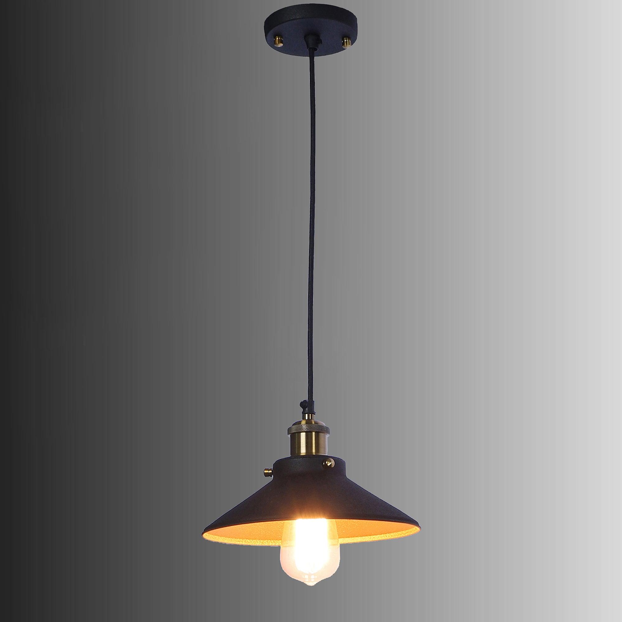 Nora Black Metal Single Hanging Light By Ss Lightings - Ouch Cart 