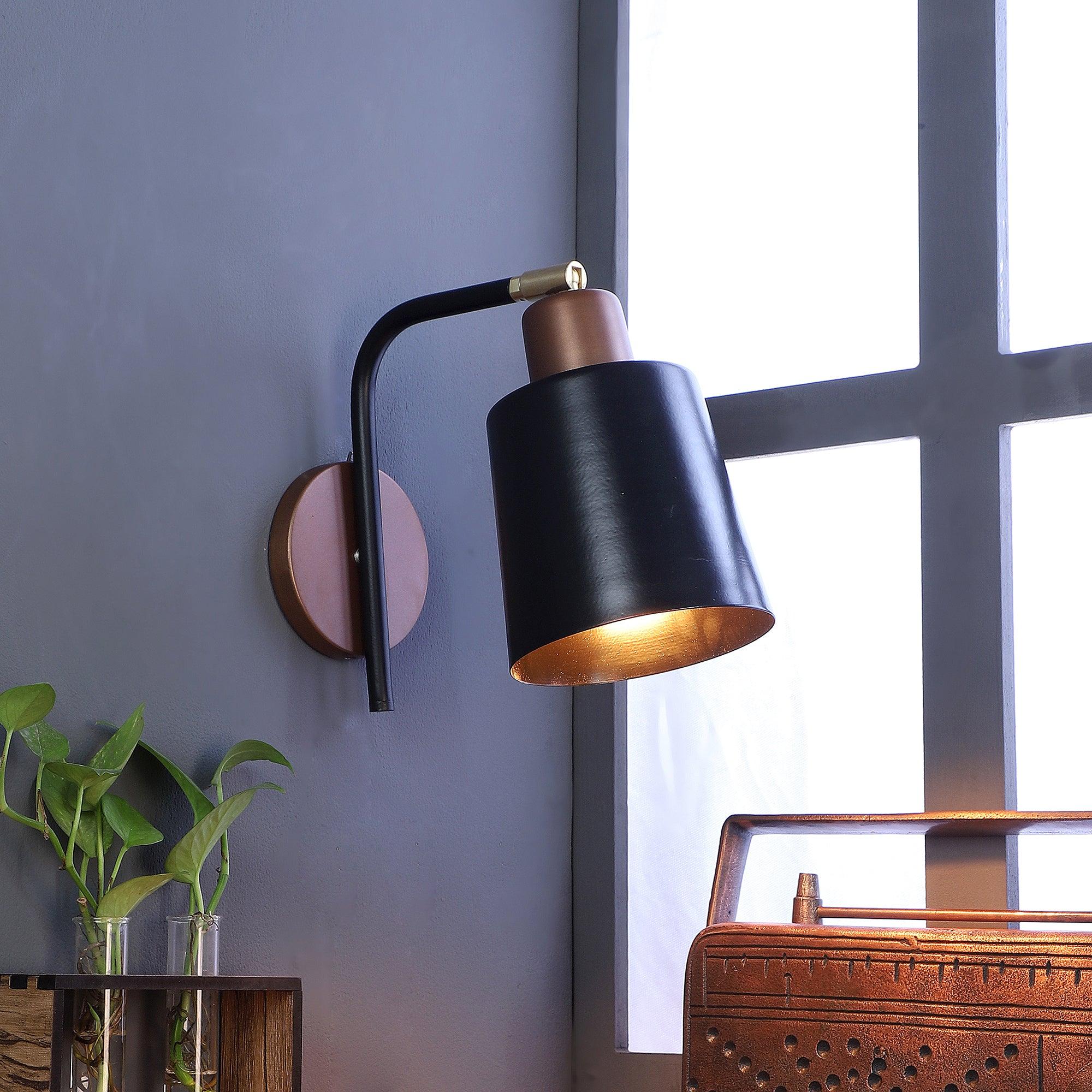 Two-Way Black Metal Wall Light by SS Lightings - Ouch Cart 