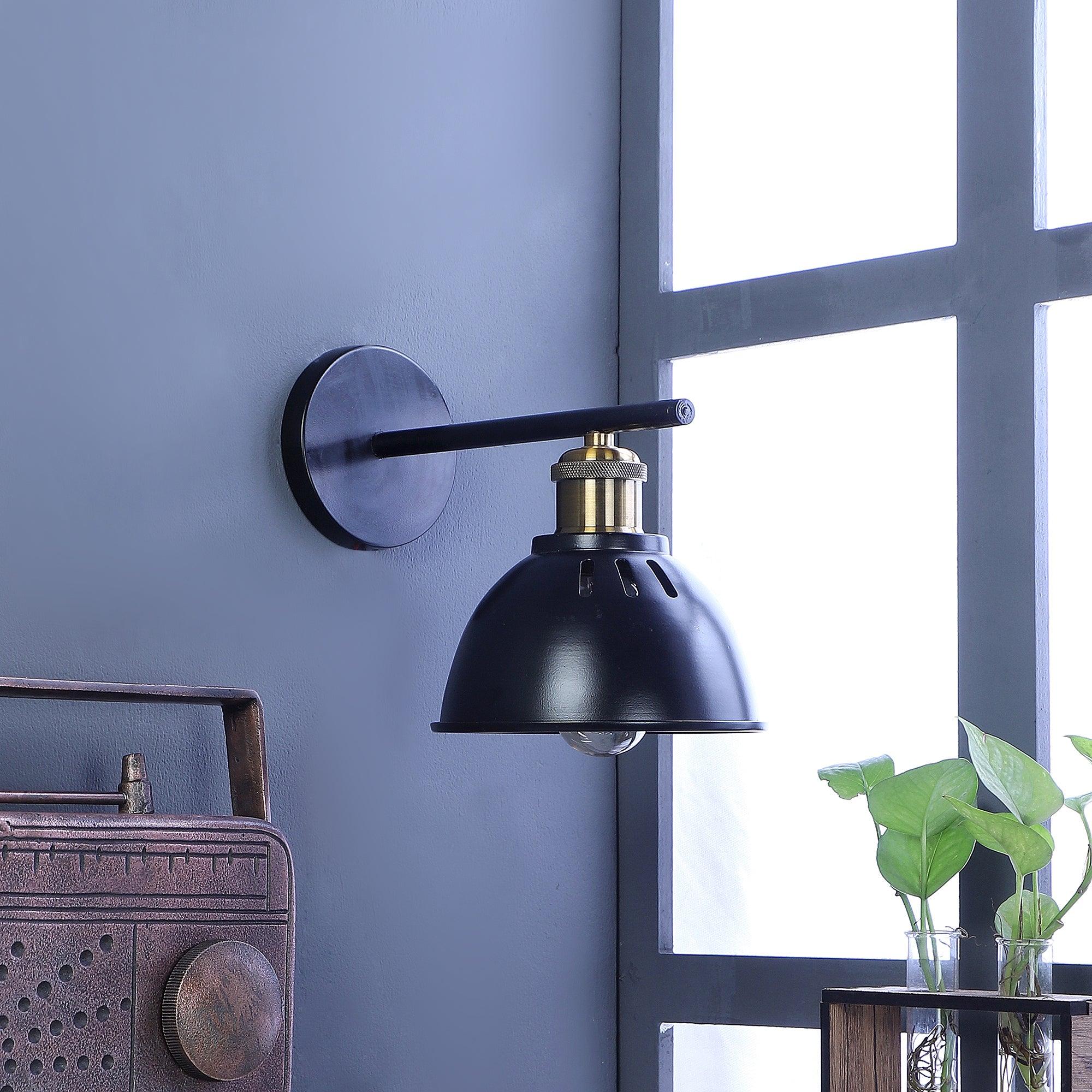 Joongta Black Metal Wall Light By SS Lightings - Ouch Cart 