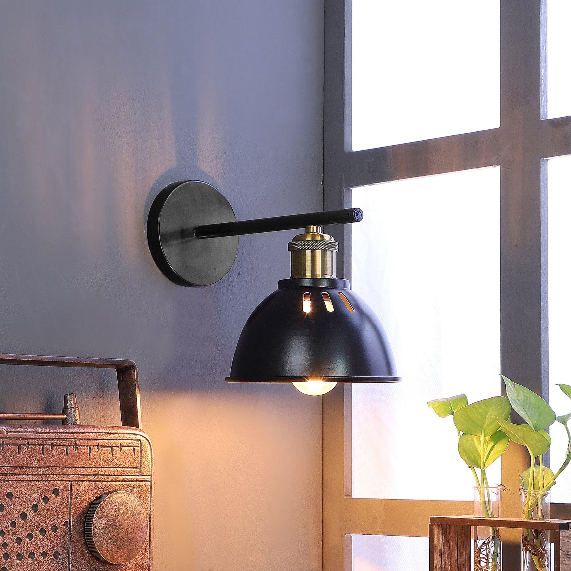 Joongta Black Metal Wall Light By SS Lightings - Ouch Cart 