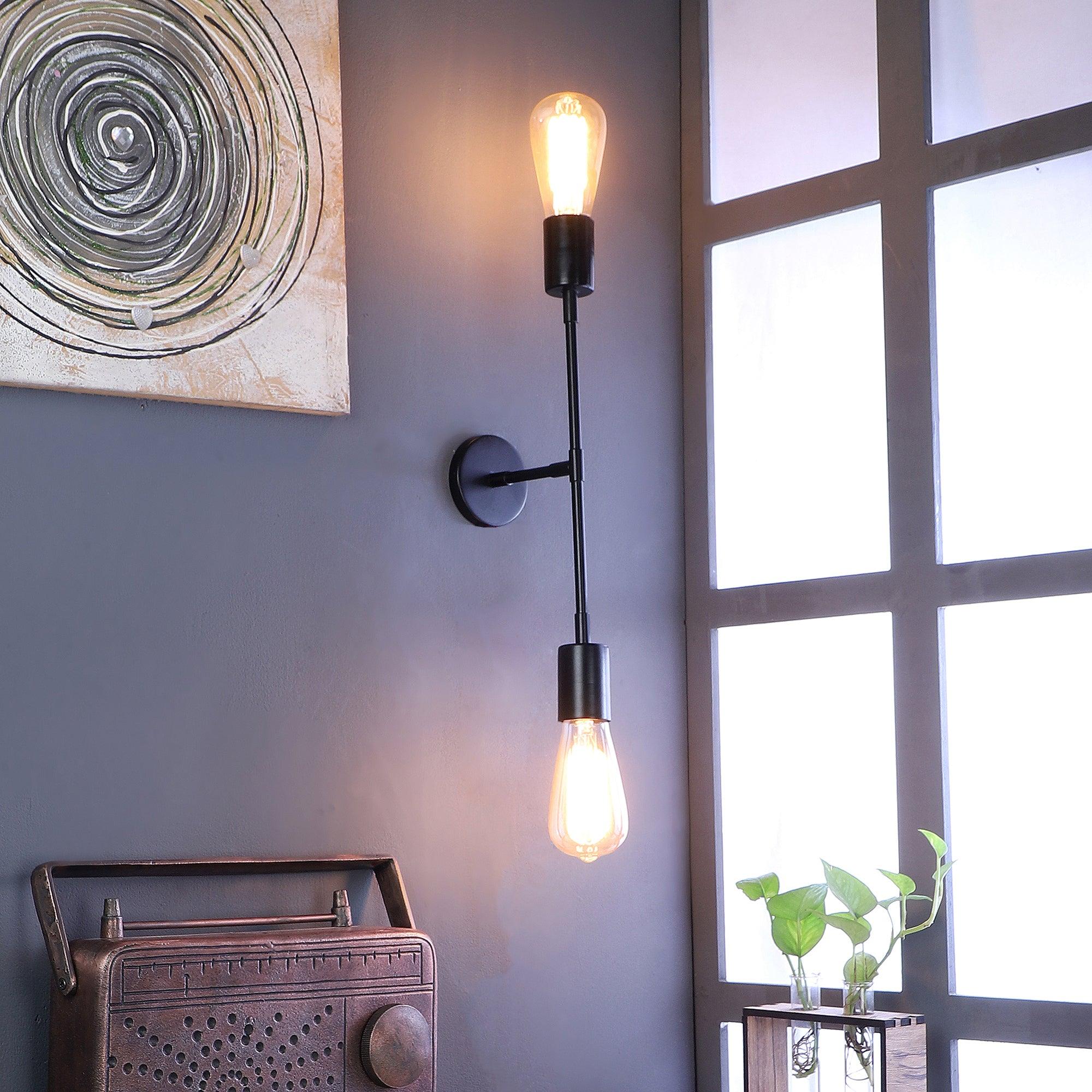 Premium Black Metal Wall Light by SS Lightings - Ouch Cart 