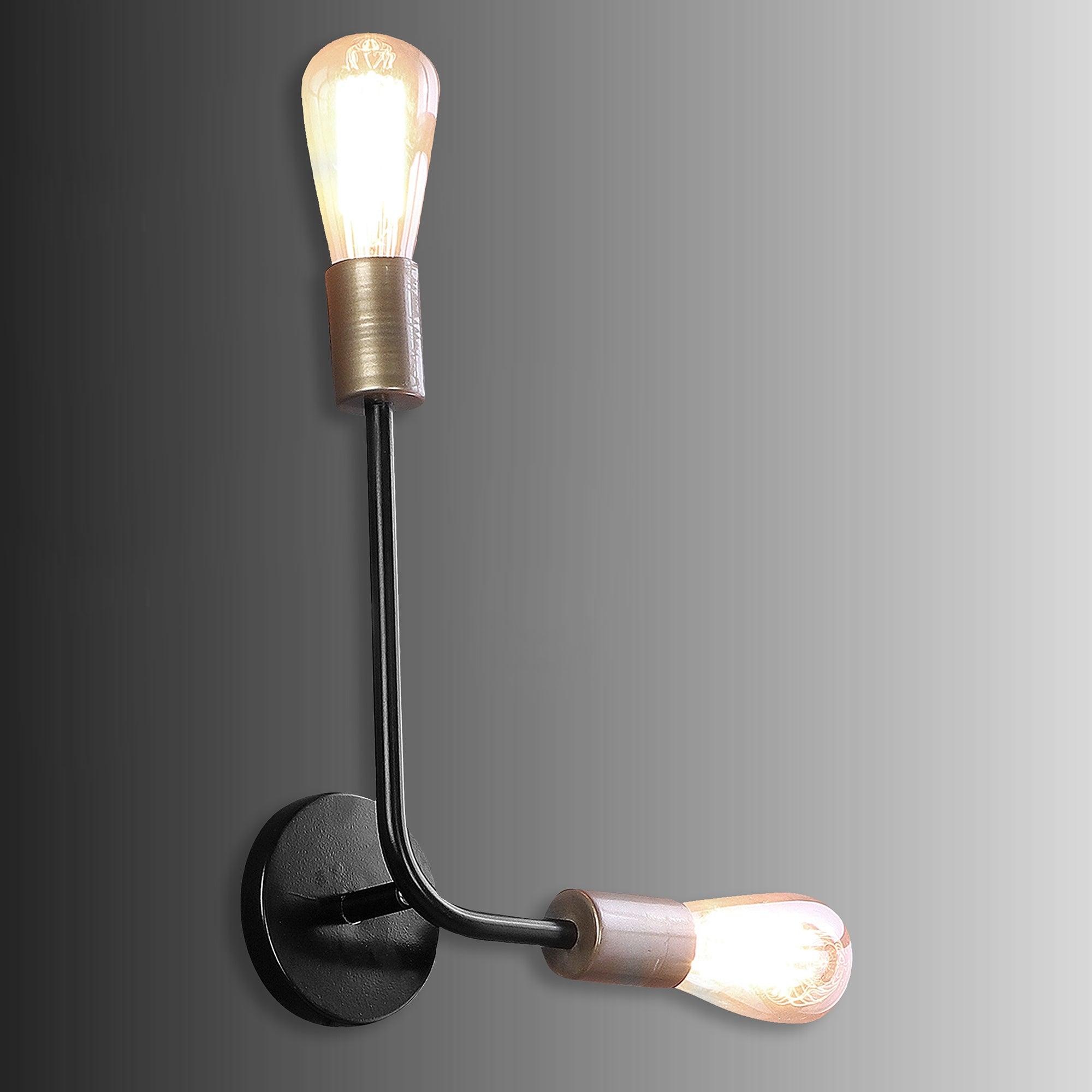 Kelda Black Metal Wall Light by SS Lightings - Ouch Cart 