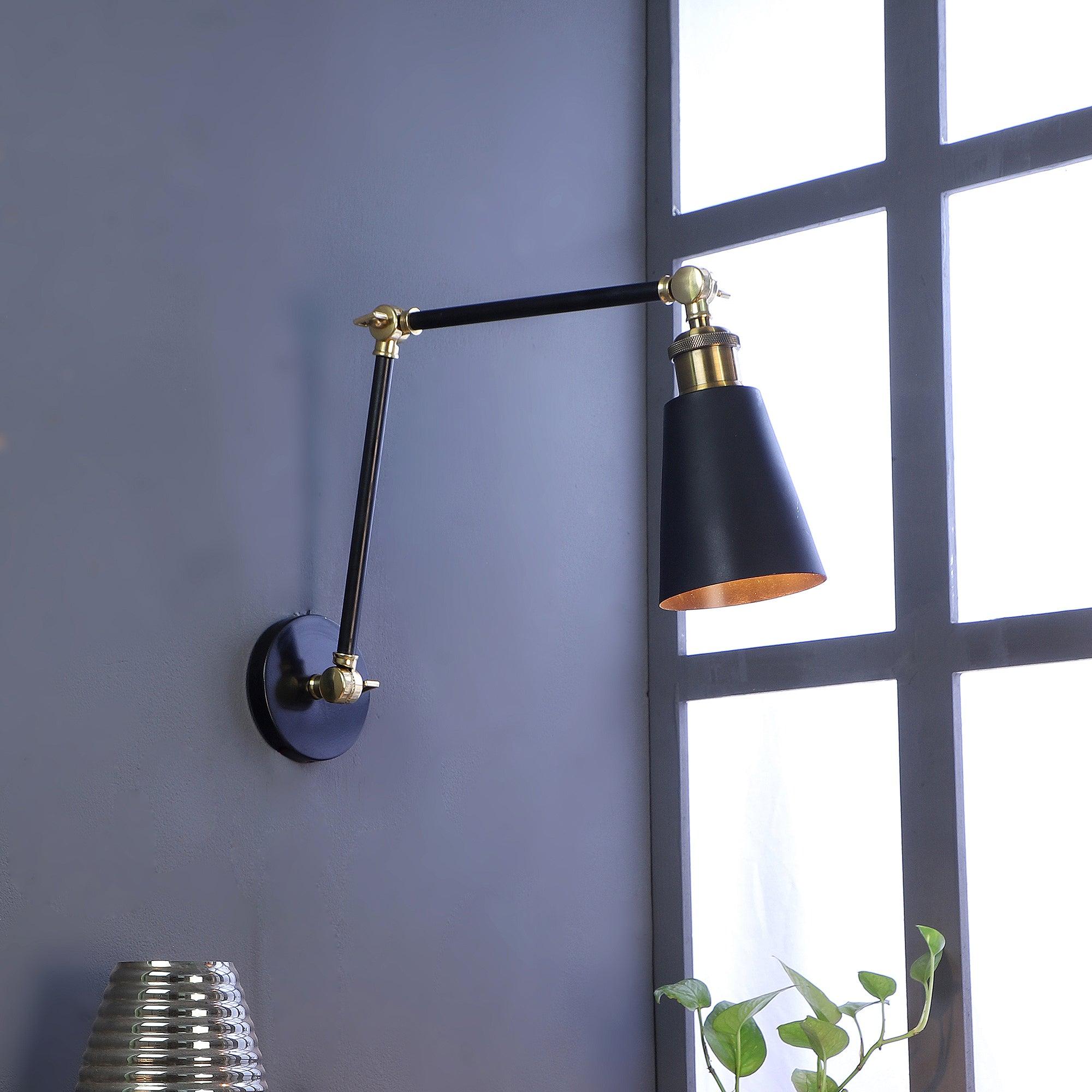 Morden Black Metal Wall Light by SS Lightings - Ouch Cart 