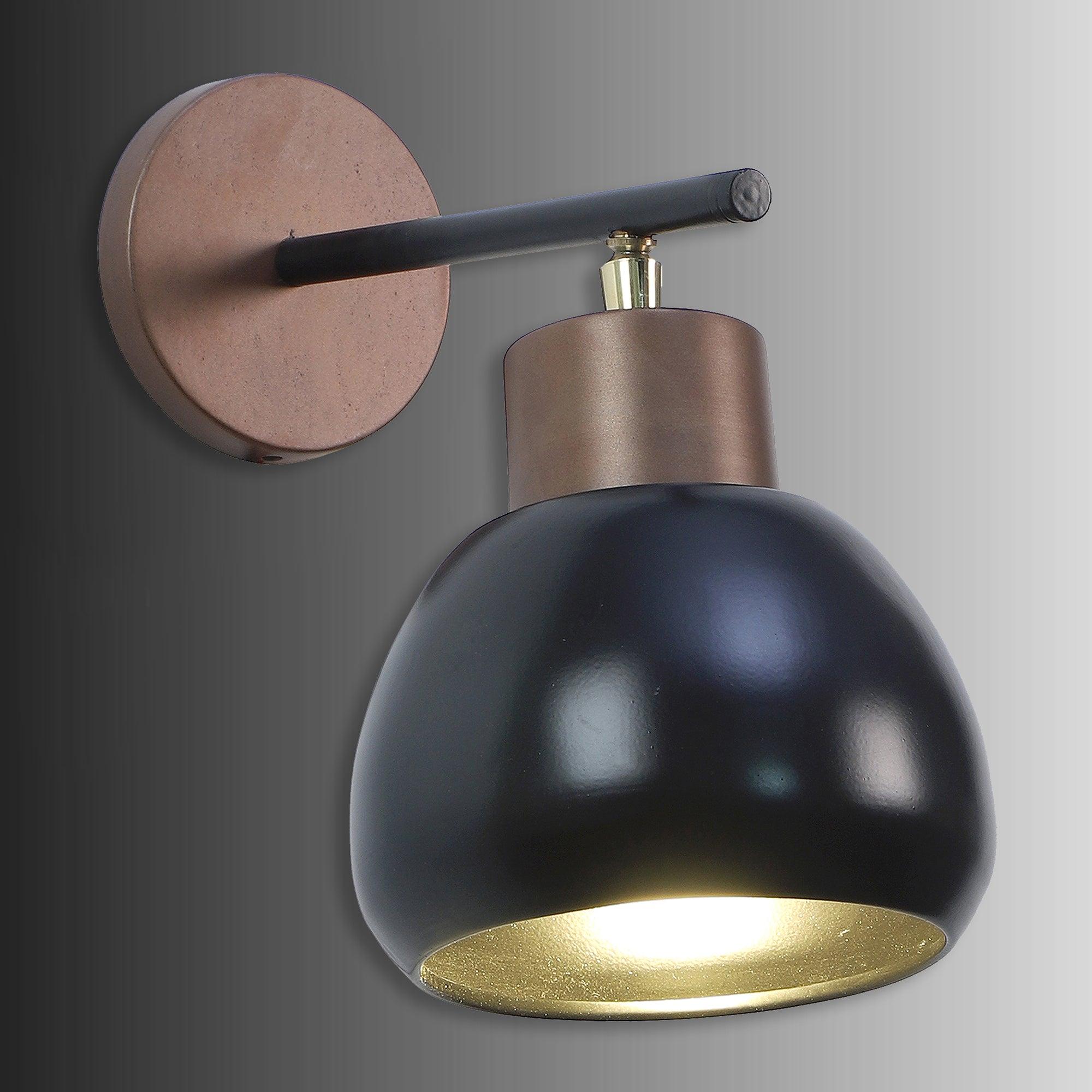 Bon-Bon Black Metal Wall Light by SS Lightings - Ouch Cart 