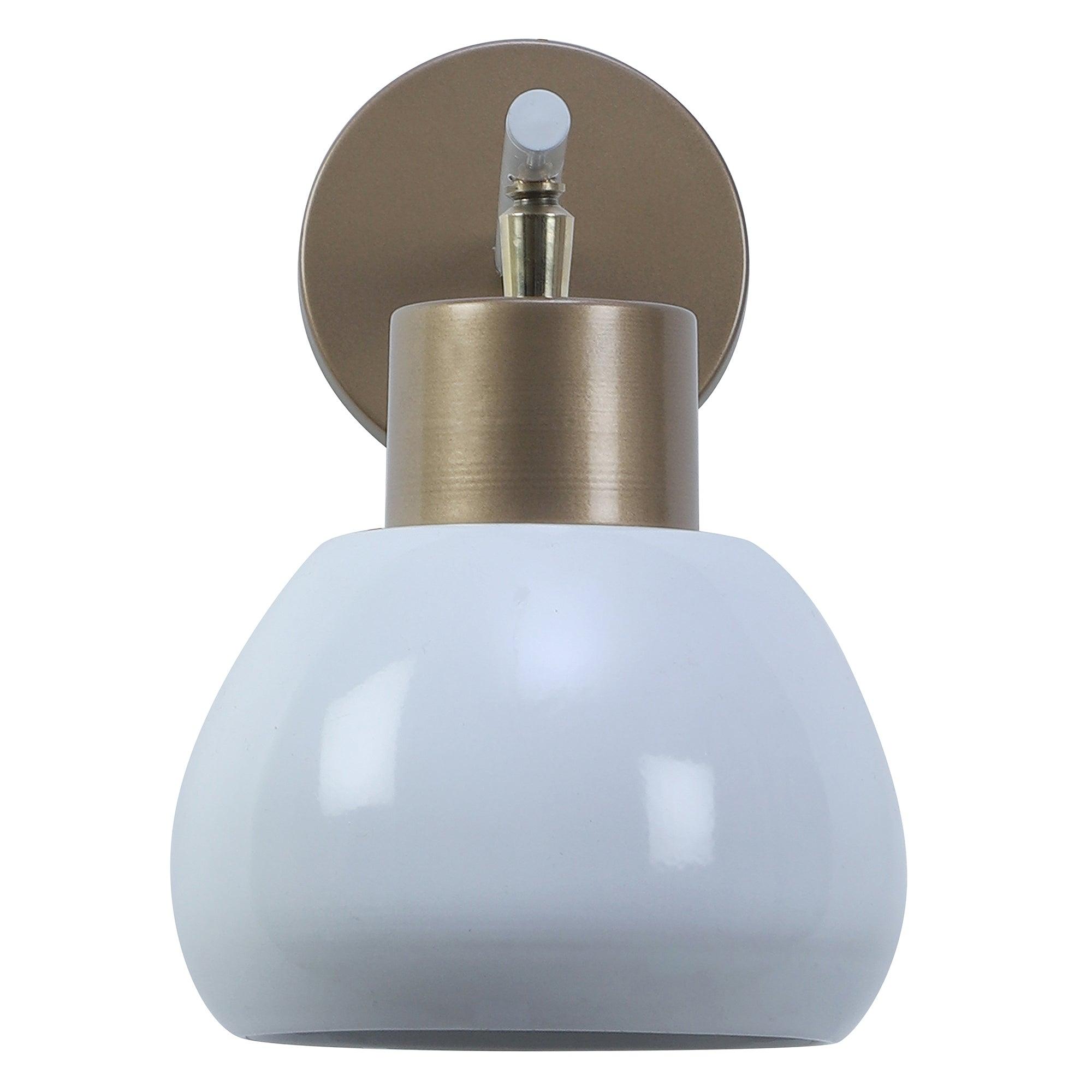 Bon-Bon White Metal Wall Light by SS Lightings - Ouch Cart 