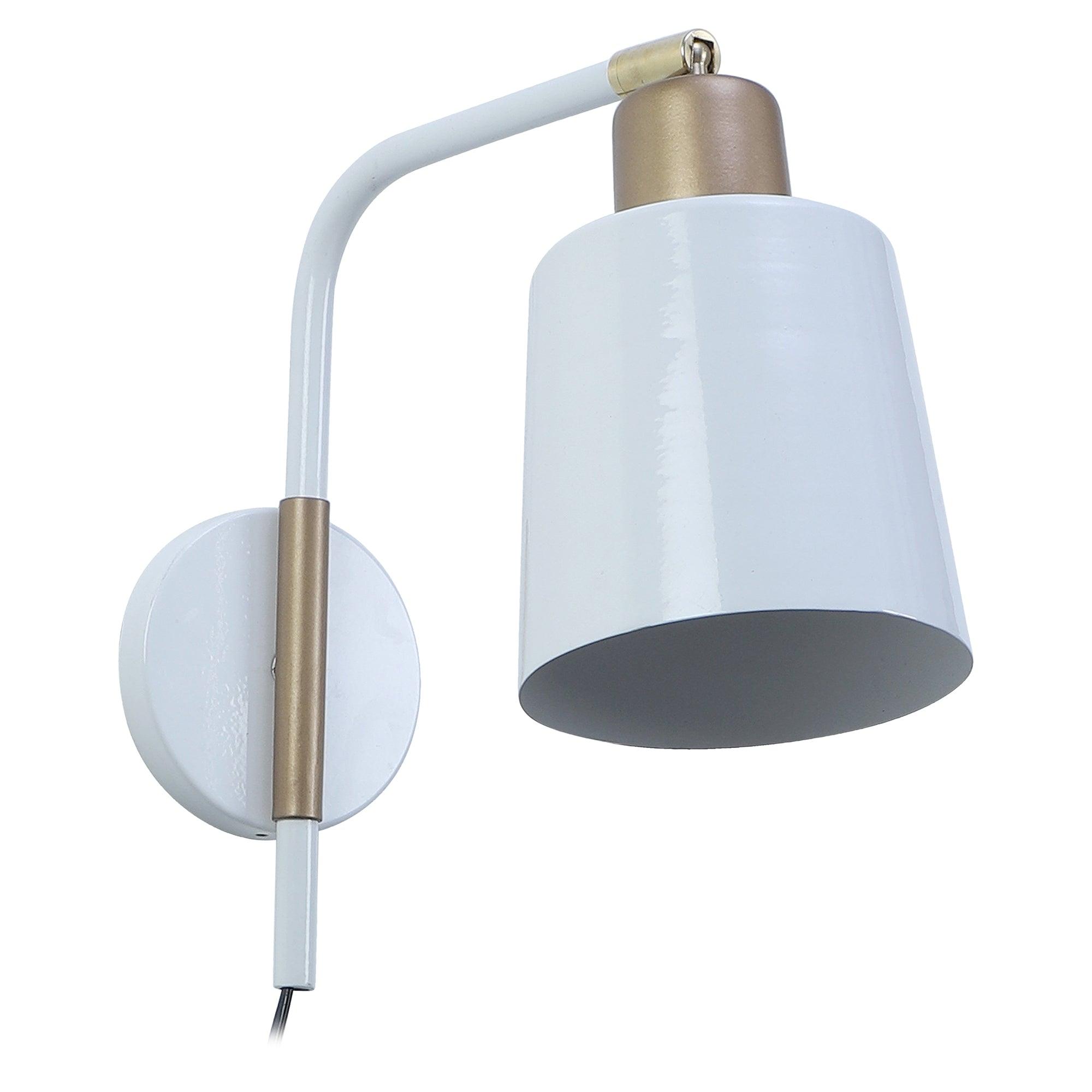 Norell White Metal Wall Light by SS Lightings - Ouch Cart 