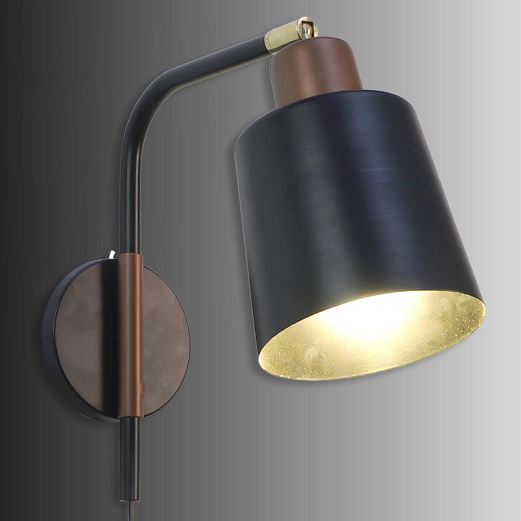 Norell Black Metal Wall Light by SS Lightings - Ouch Cart 