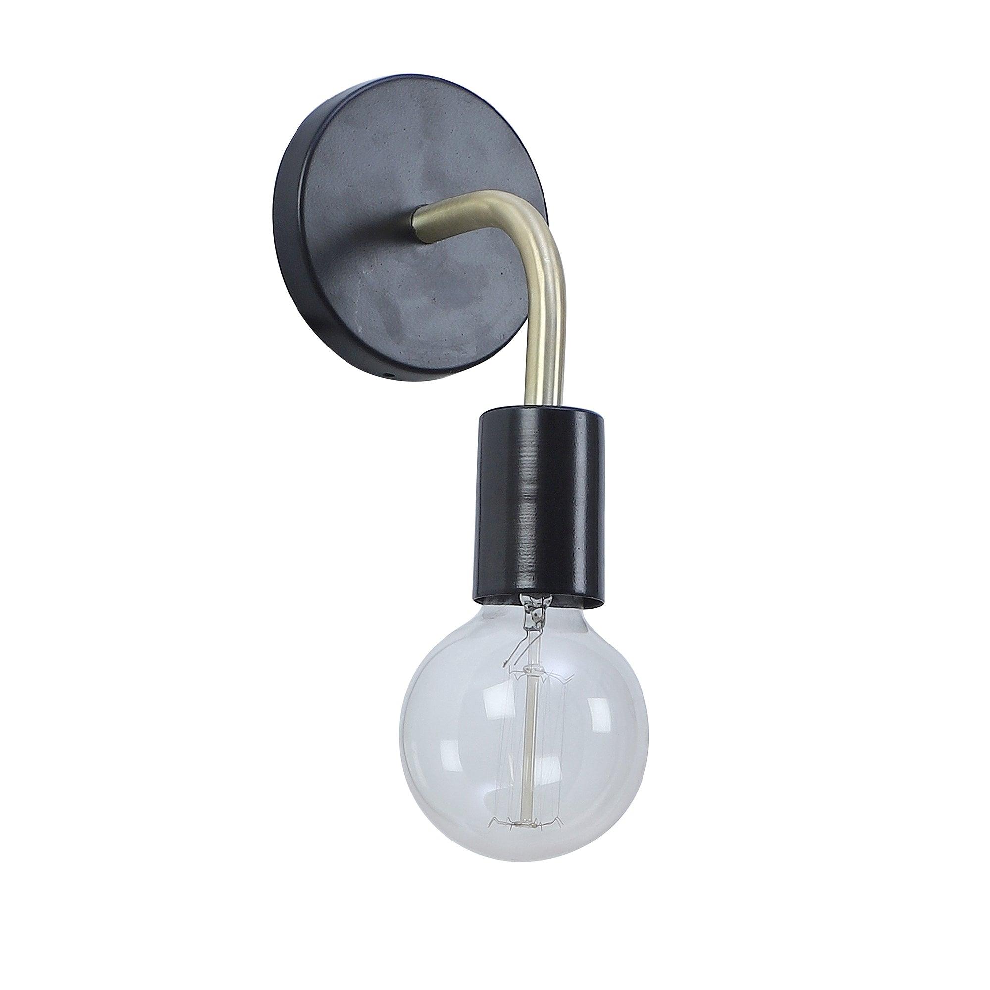 Brass Black Metal Wall Light by SS Lightings - Ouch Cart 