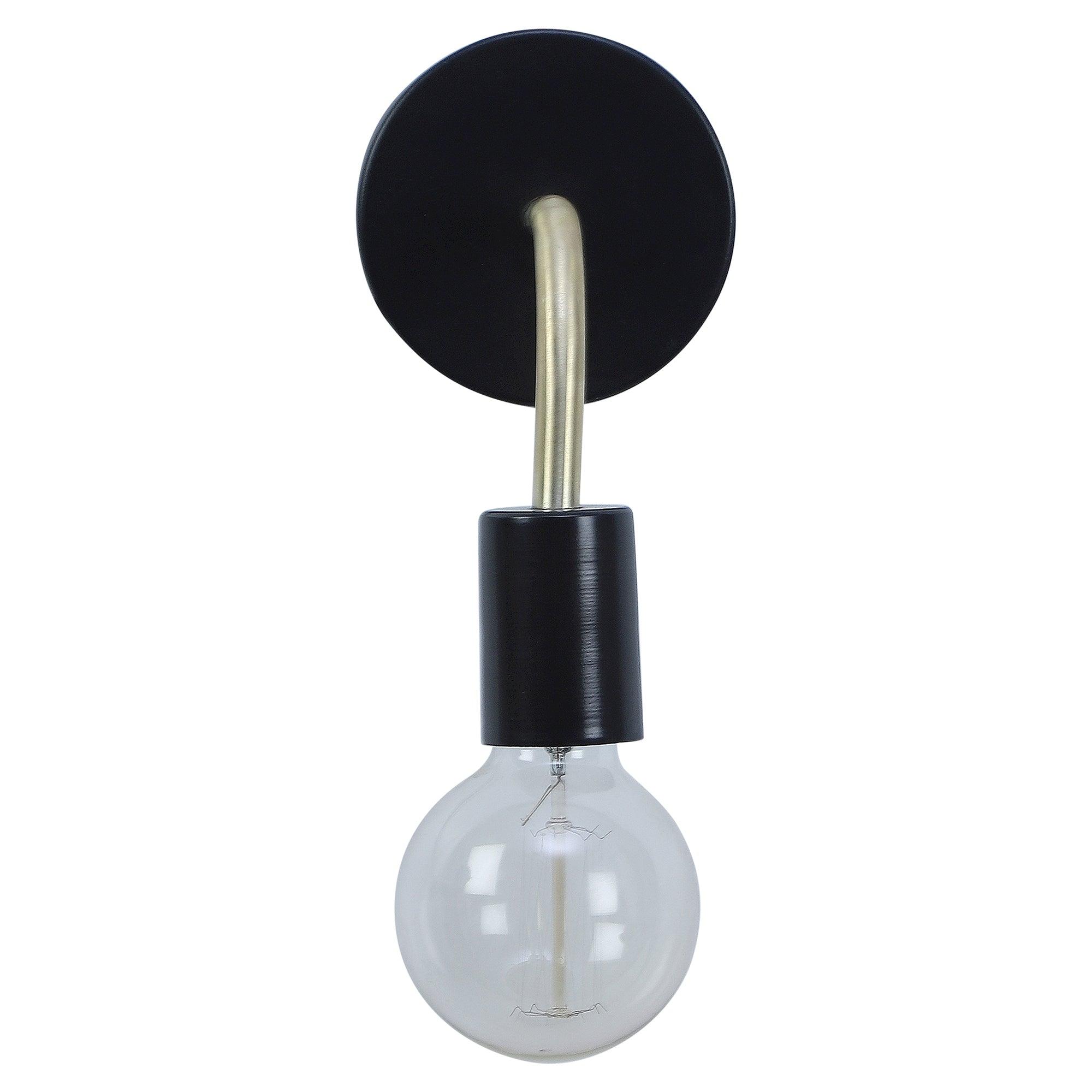 Brass Black Metal Wall Light by SS Lightings - Ouch Cart 