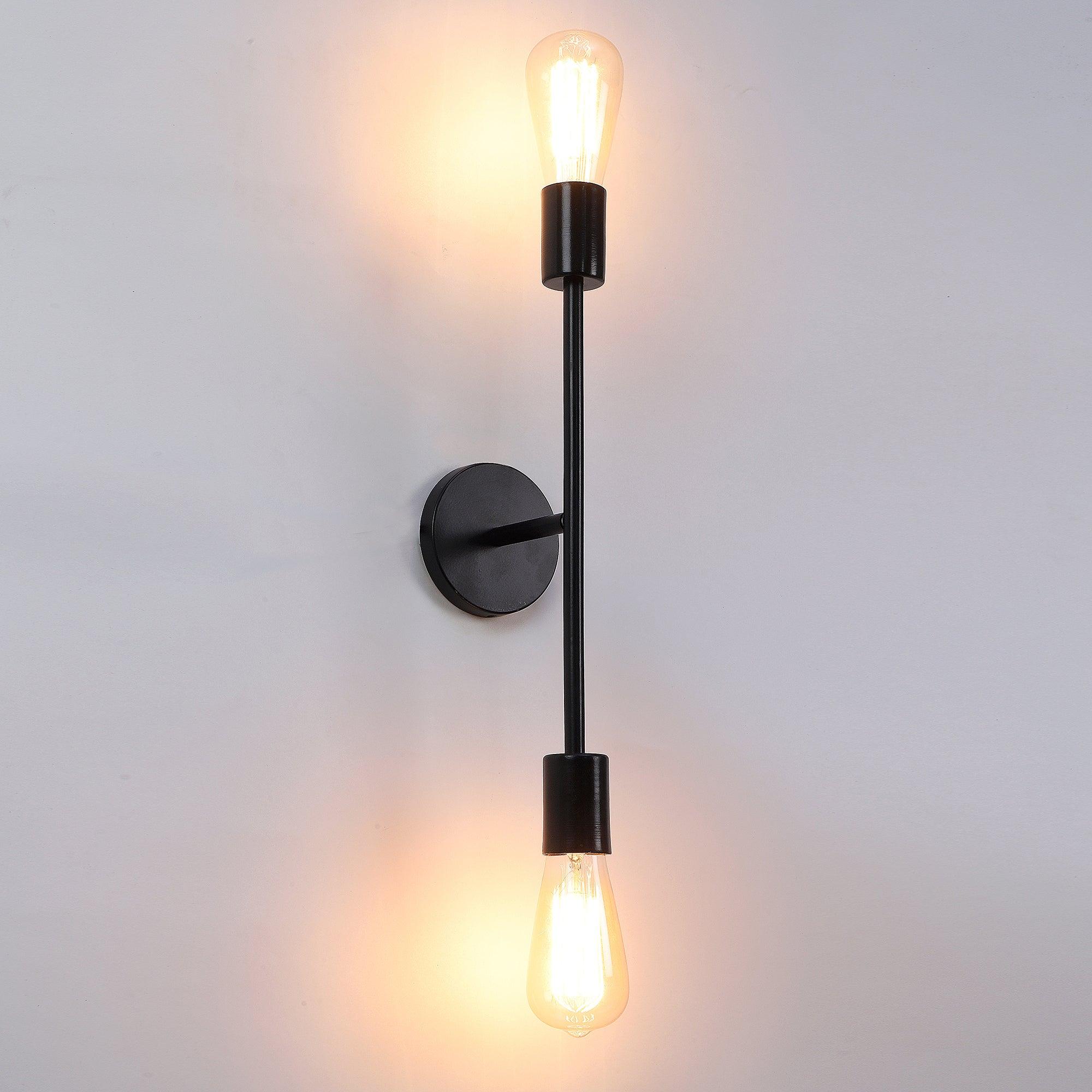 Filo Black Metal Wall Light by SS Lightings - Ouch Cart 