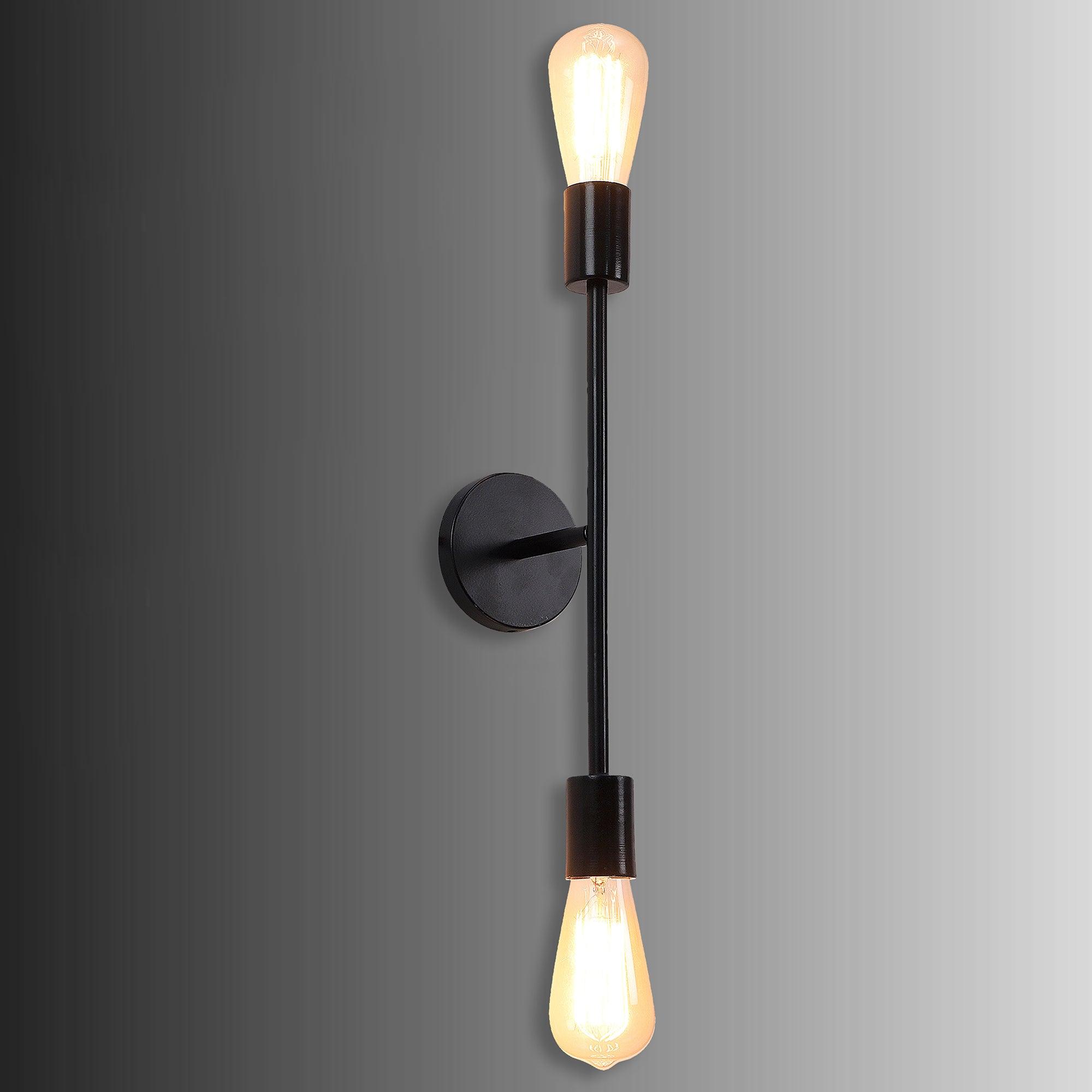 Filo Black Metal Wall Light by SS Lightings - Ouch Cart 