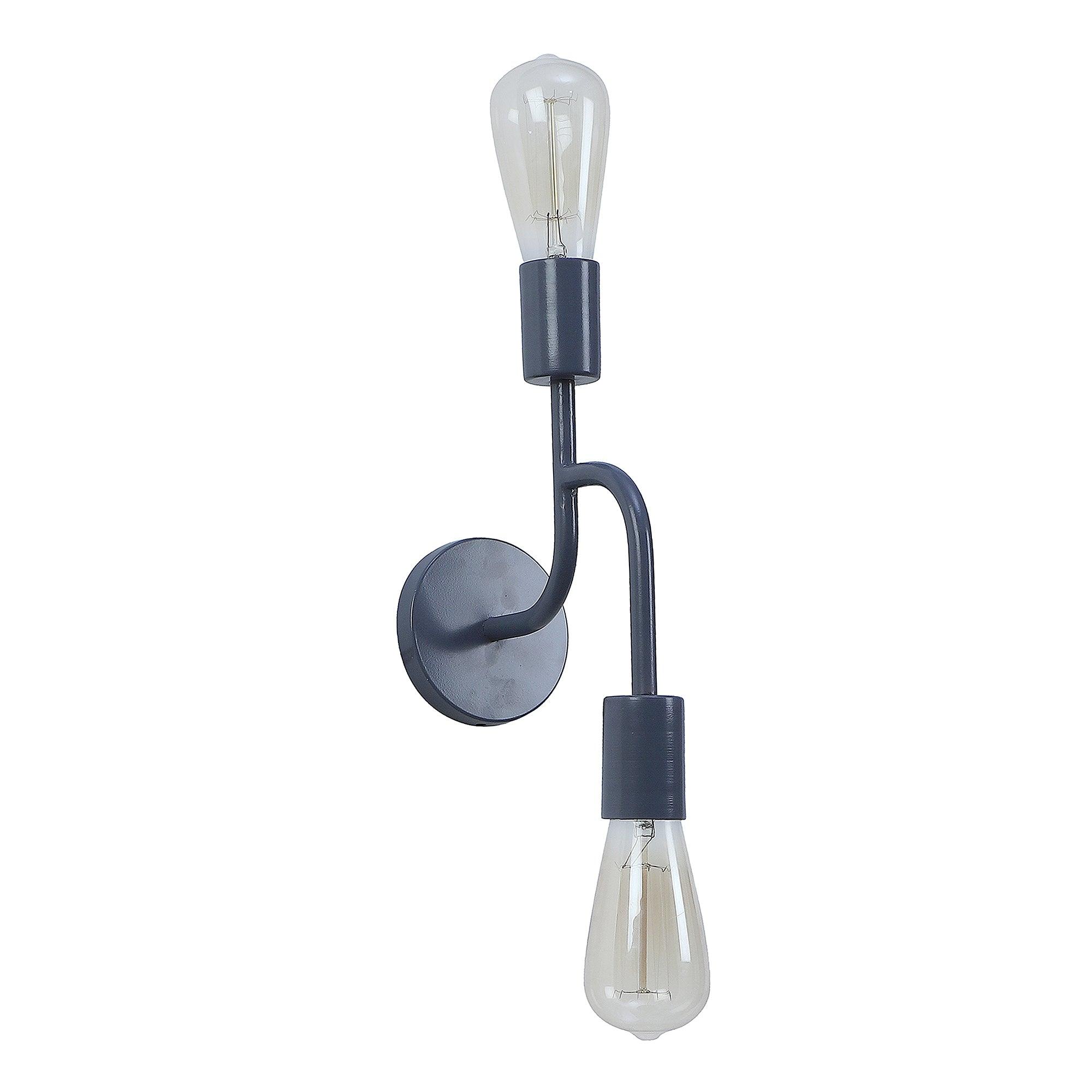 Flute Grey Metal Wall Light by SS Lightings - Ouch Cart 