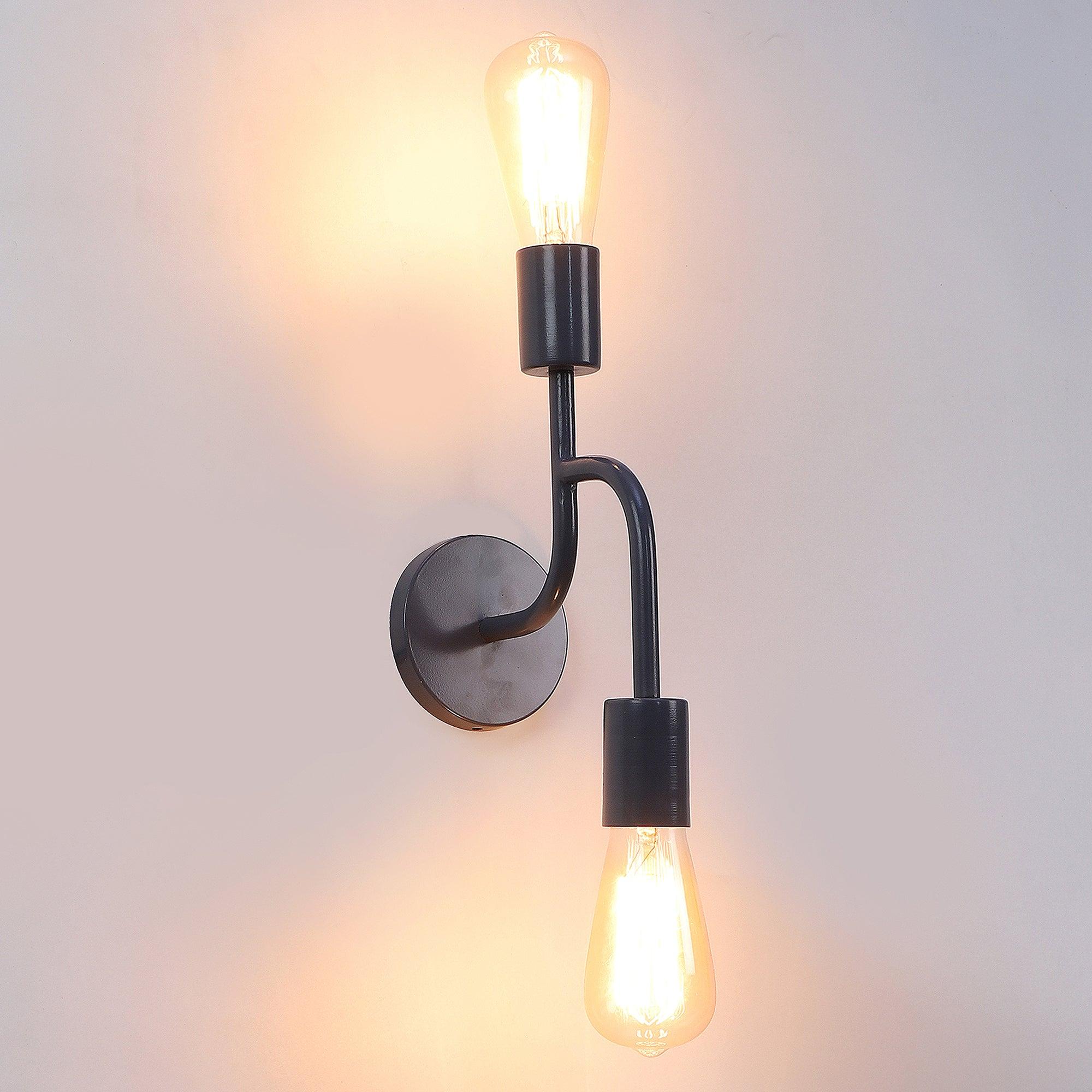 Flute Black Metal Wall Light by SS Lightings - Ouch Cart 