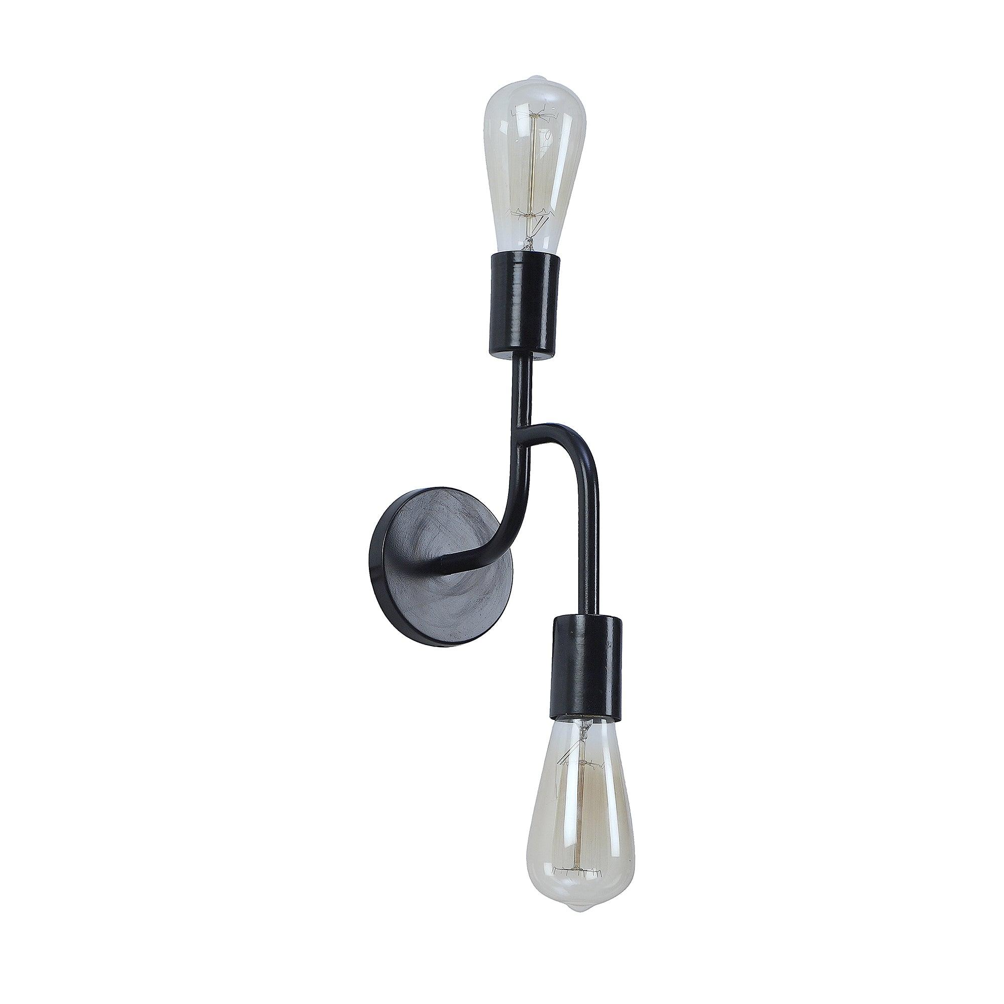 Flute Black Metal Wall Light by SS Lightings - Ouch Cart 
