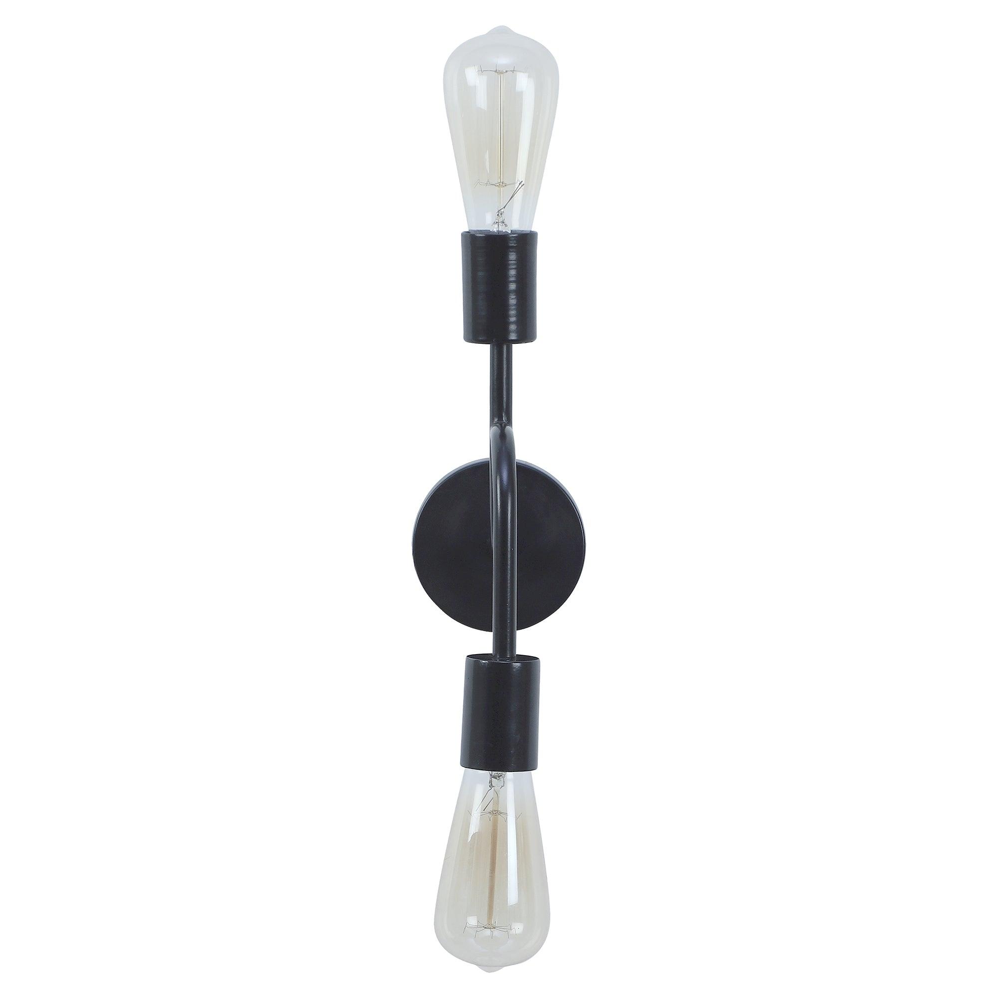 Flute Black Metal Wall Light by SS Lightings - Ouch Cart 