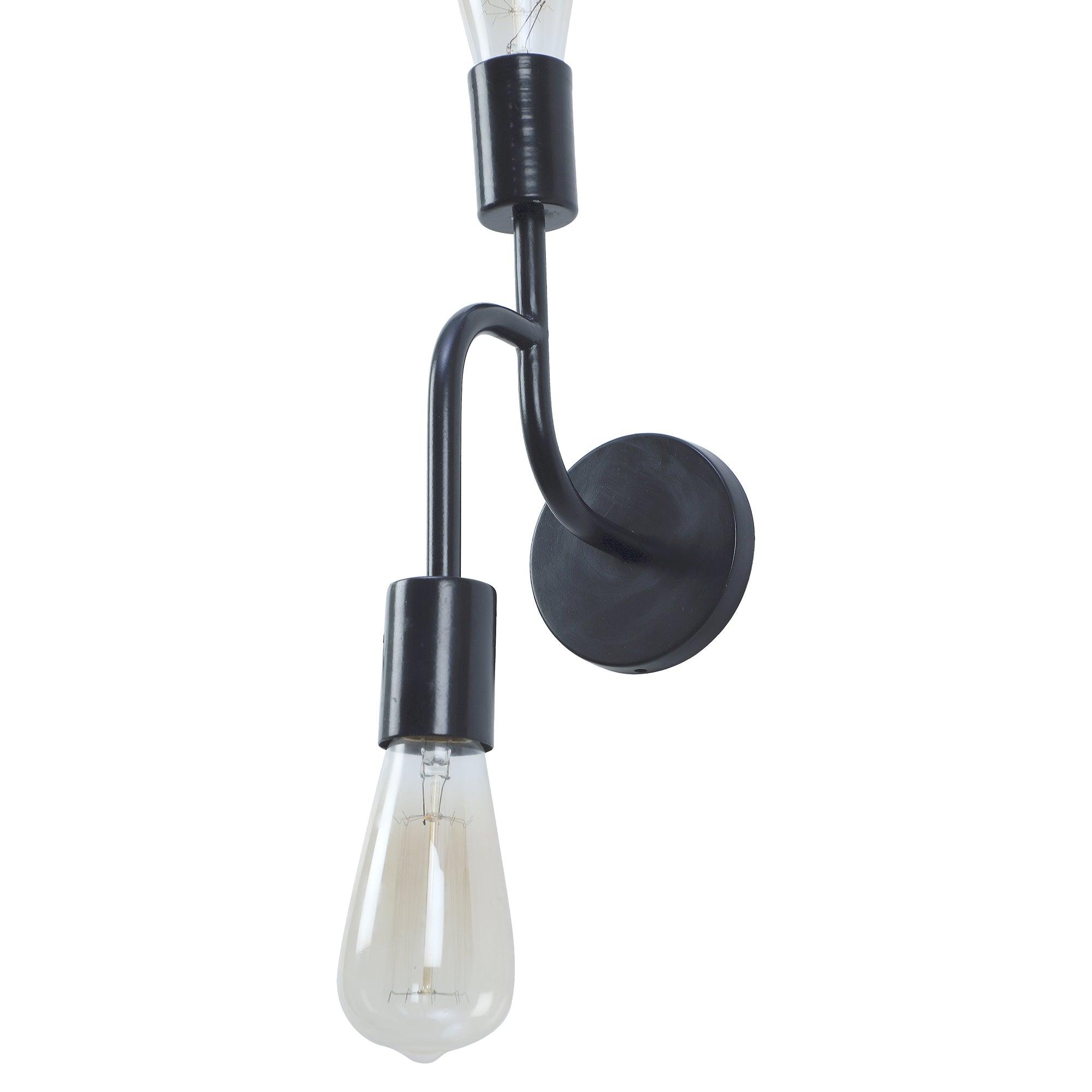 Flute Black Metal Wall Light by SS Lightings - Ouch Cart 