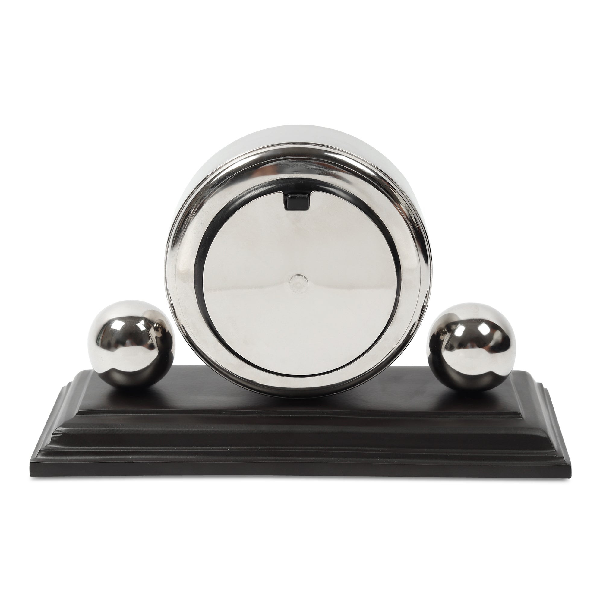 Orbitron table clock in silver- OUCHCART
