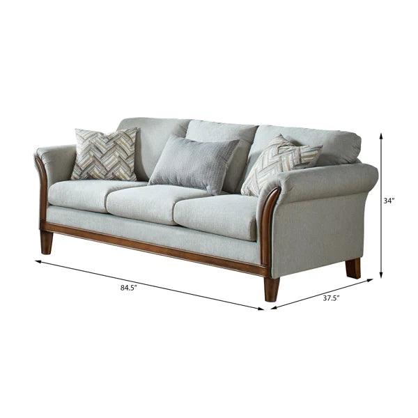 Sonma Droll Upholstered Sofa - Ouch Cart 