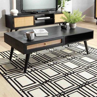 Meera Rattan Coffee Table - Ouch Cart 