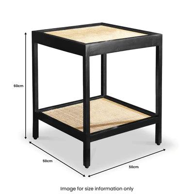 Leanne Rattan Side Table - Ouch Cart 