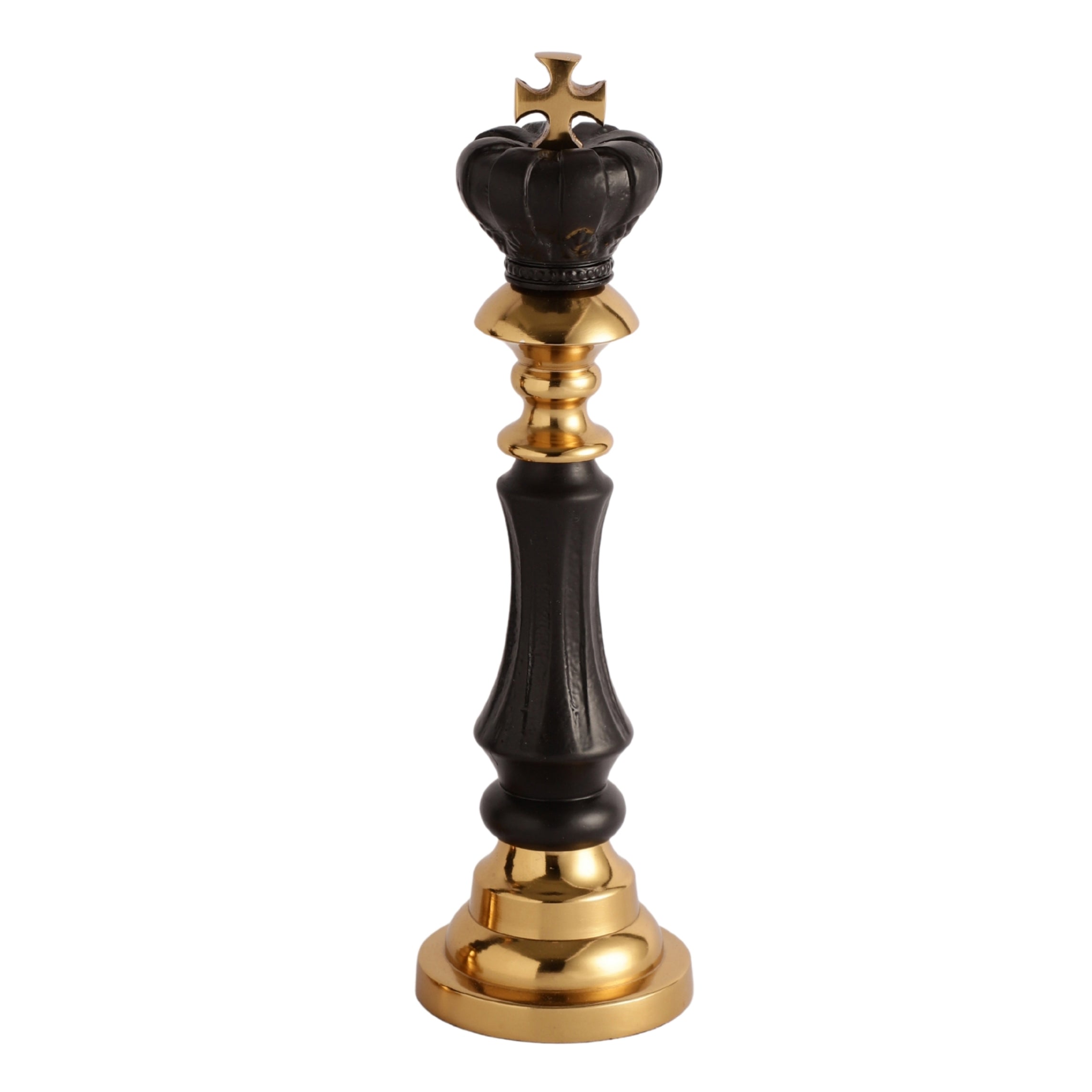  Victoris Gold Black Set of  King and Queen Chess - OUCHCART | Chess