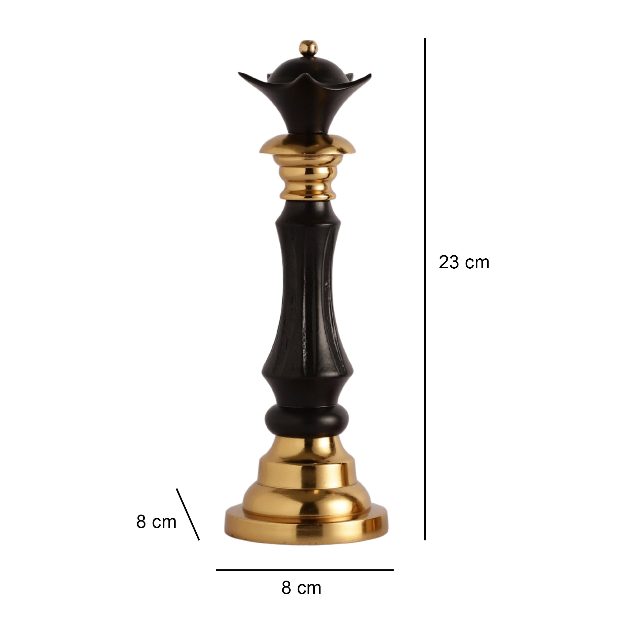  Victoris Gold Black Set of  King and Queen Chess - OUCHCART | Chess
