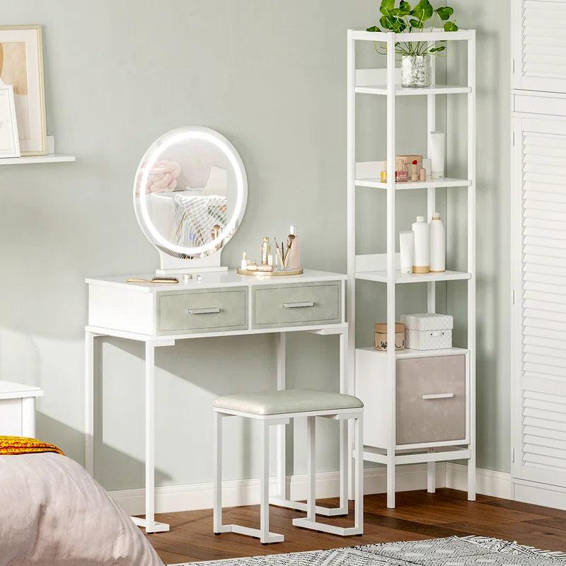 Javiera Dressing Table with Mirror - Ouch Cart 