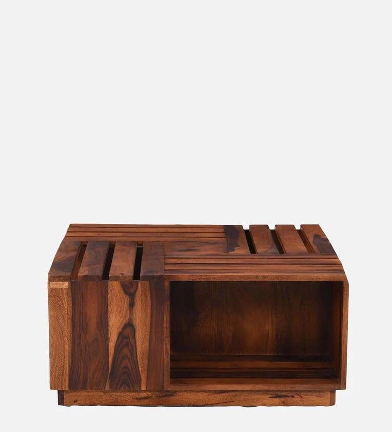 Sheesham Wood Coffee Table In Brown Colour - Ouch Cart 