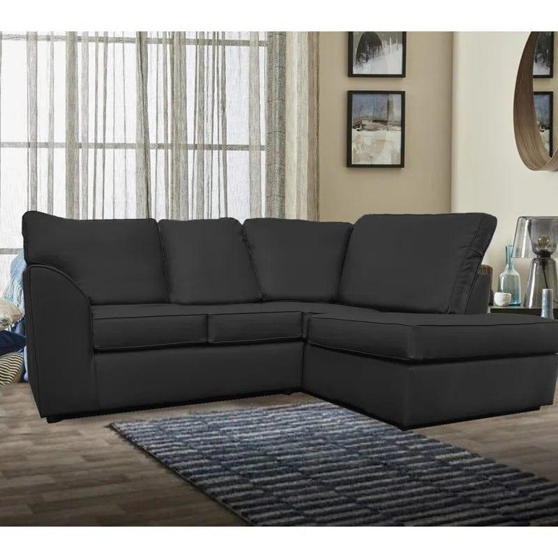 Jarol Vegan Leather Corner Sofa - Ouch Cart 