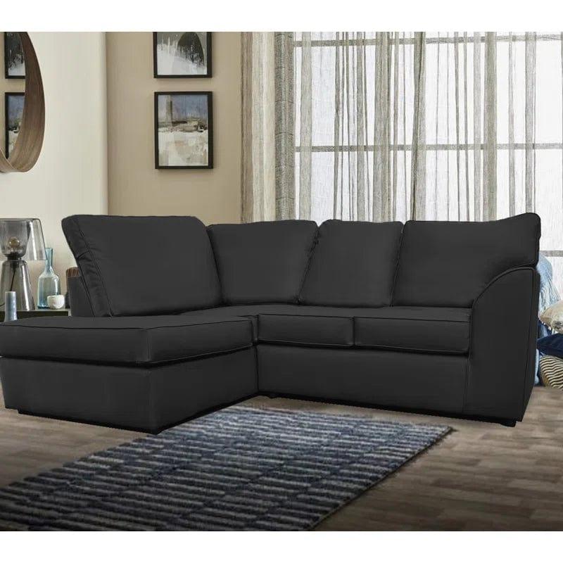 Jarol Vegan Leather Corner Sofa - Ouch Cart 