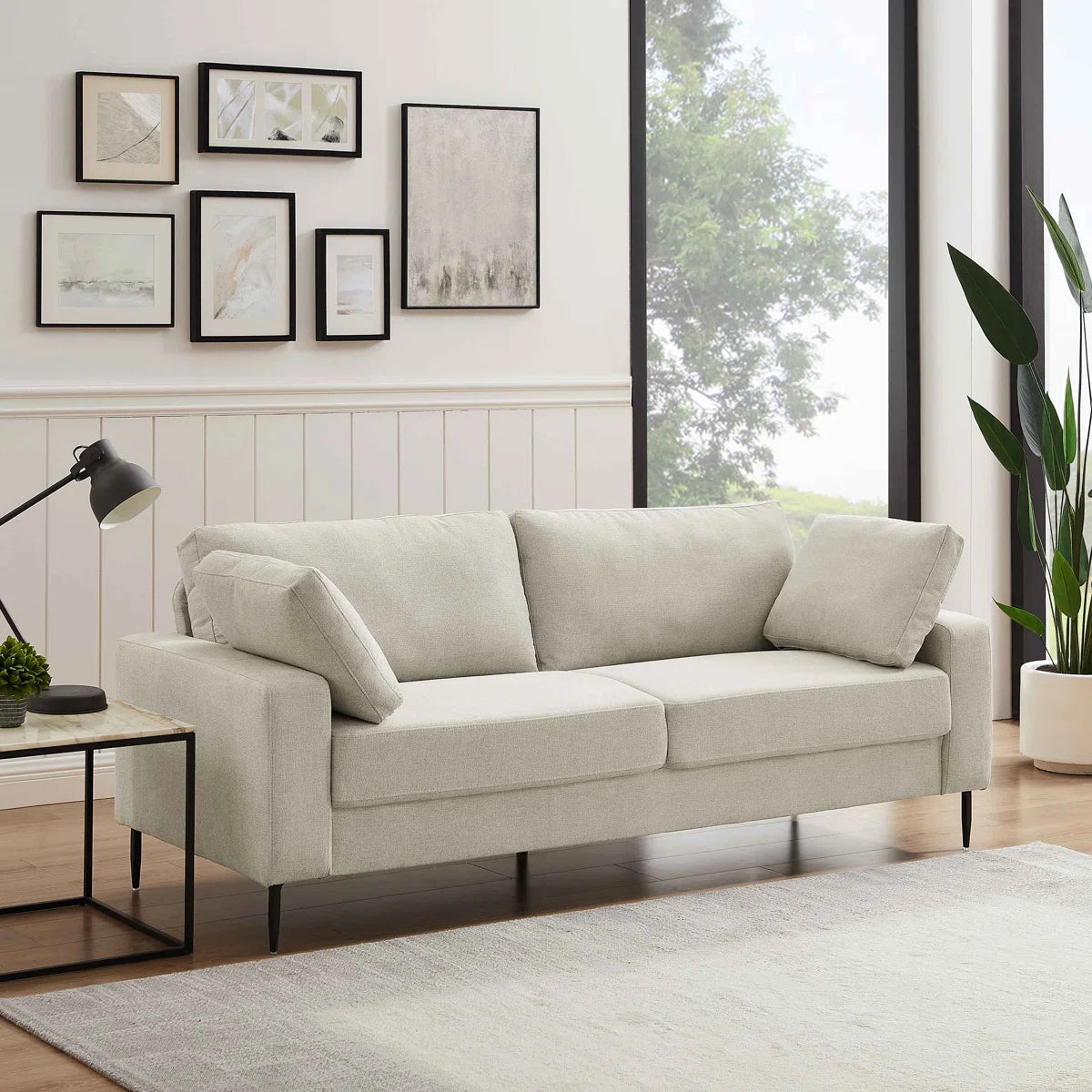 Modern Style Etta 84.3" Mid-Century Modern Design Sofa