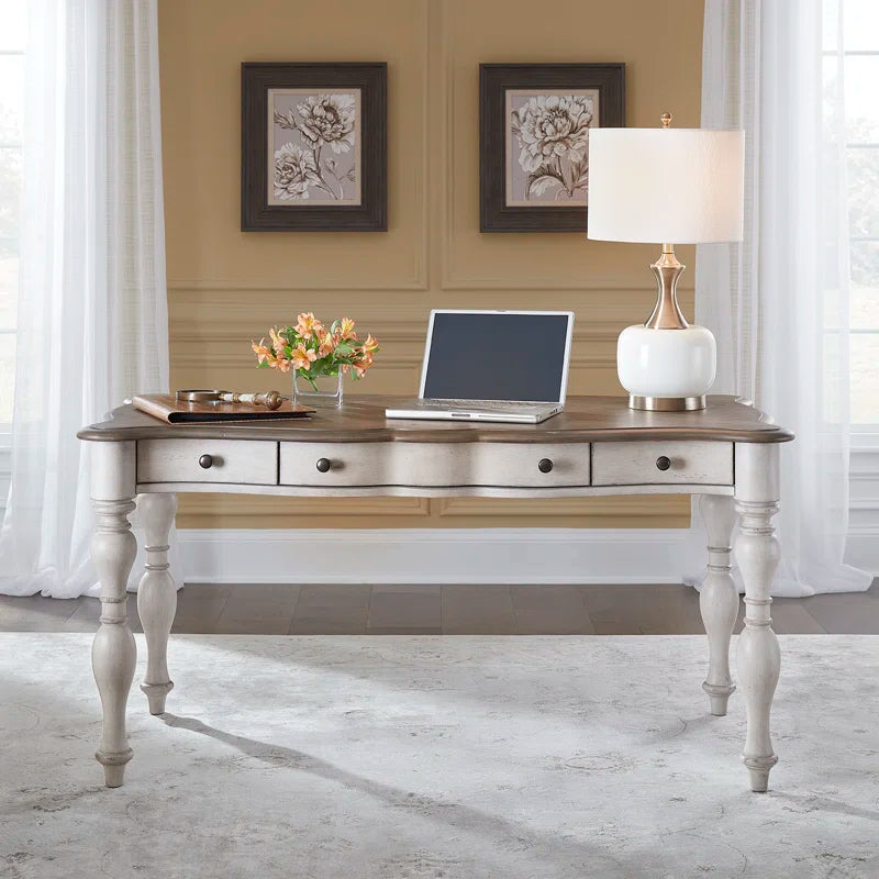 Solid Wood Base Writing Desk