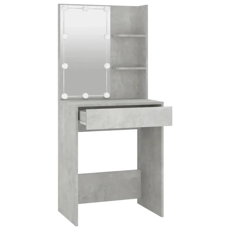 Leon Dressing Table with Mirror - Ouch Cart 